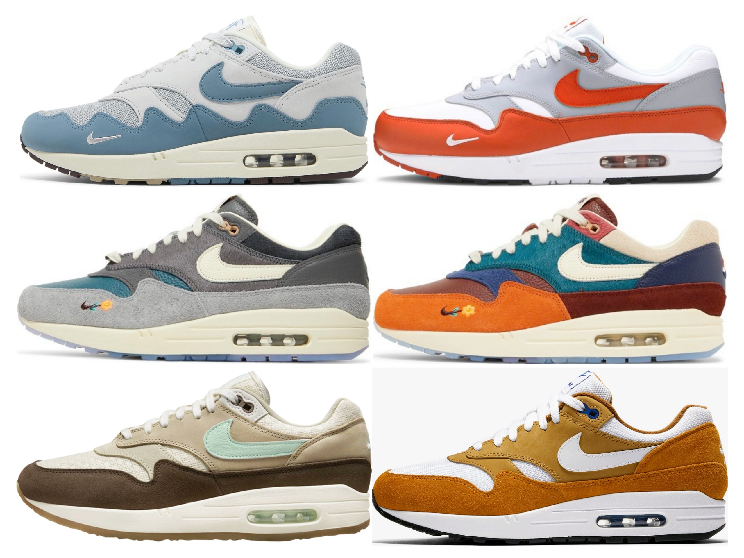 Nike Air Max 1 Premium Crepe Hemp, Nike x Kasina Air Max 1 SP Won-Ang Particle Grey 착용 스타일