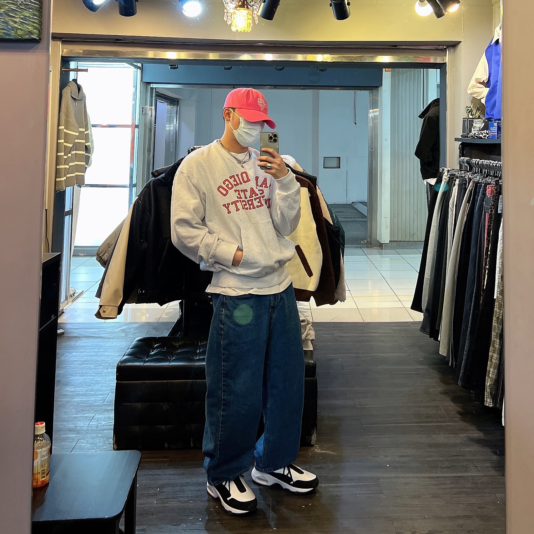 Nike x Comme des Garcons Homme Plus Air Max Sunder SP White Black 착용 스타일 - 2