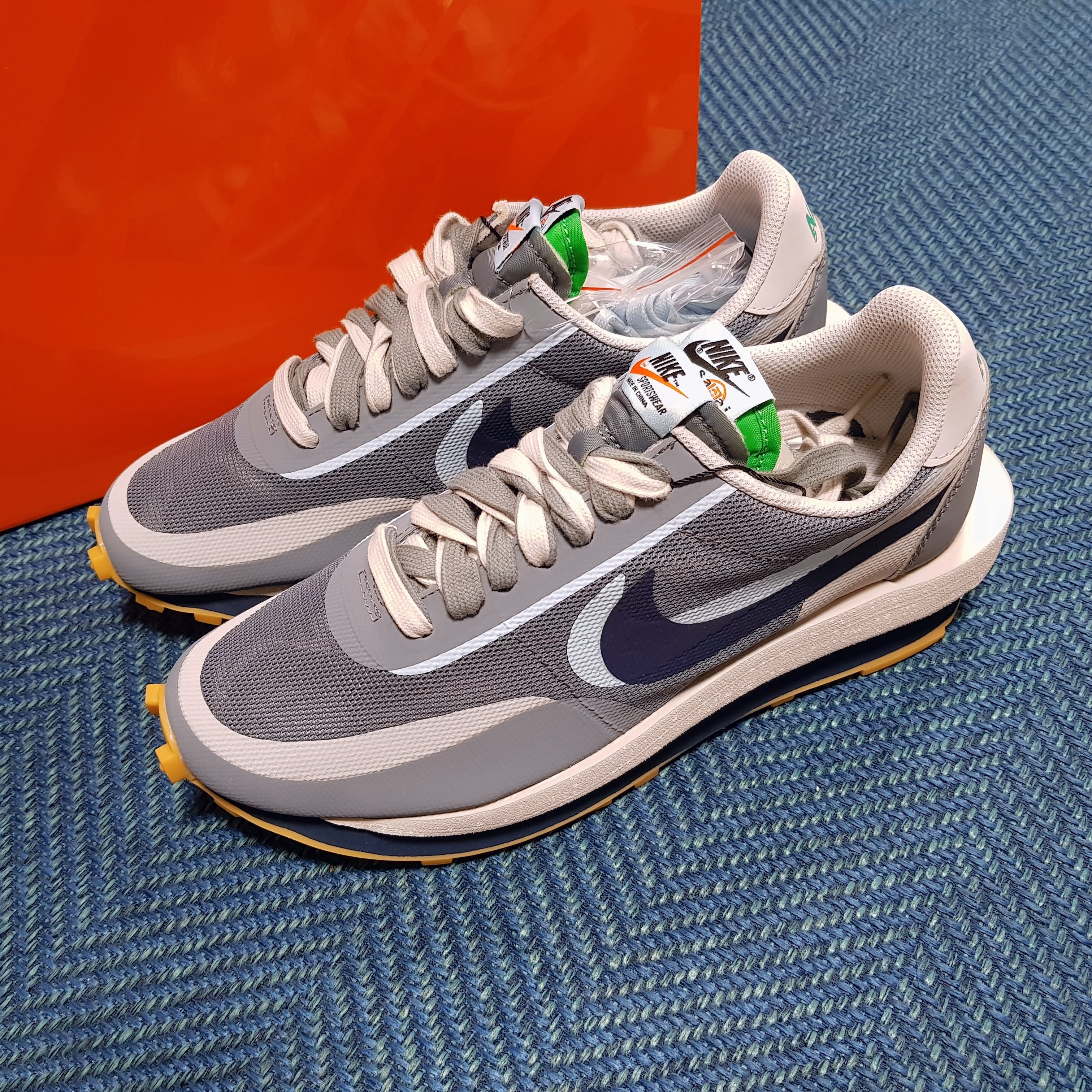 Nike x Sacai x Clot LDWaffle Cool Grey 착용 스타일