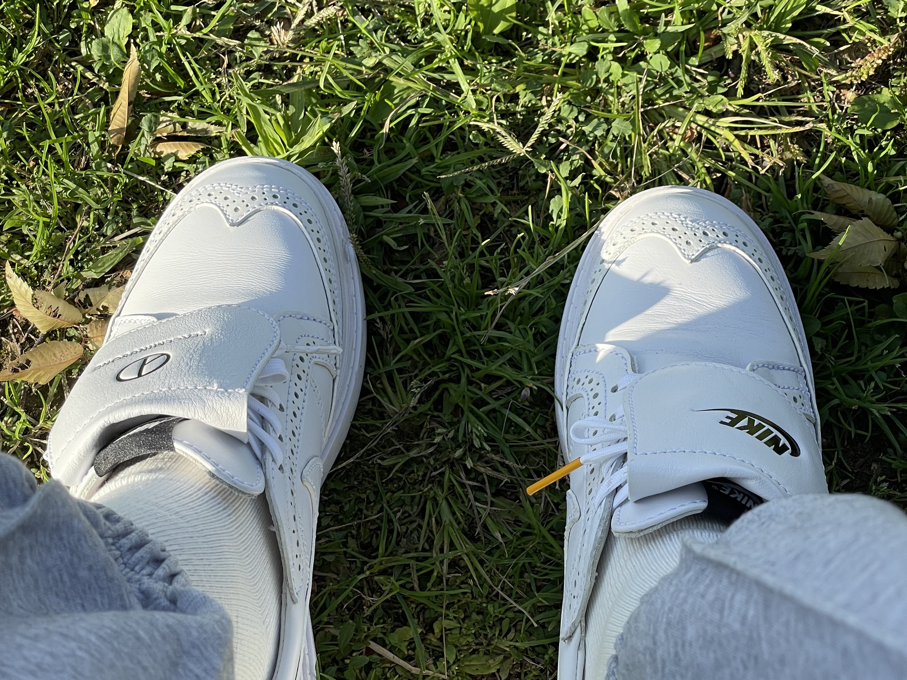 Nike x Peaceminusone Kwondo1 White 착용 스타일 - 2
