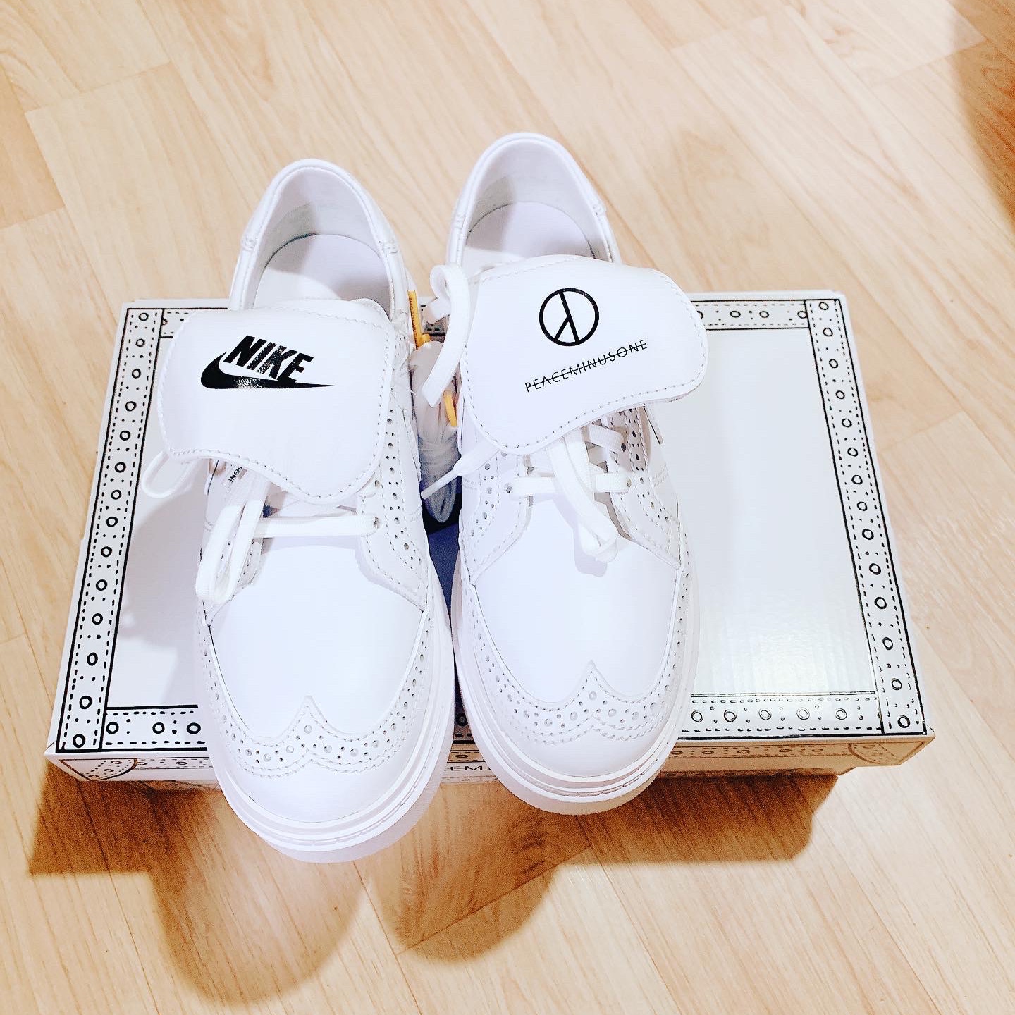 Nike x Peaceminusone Kwondo1 White 착용 스타일