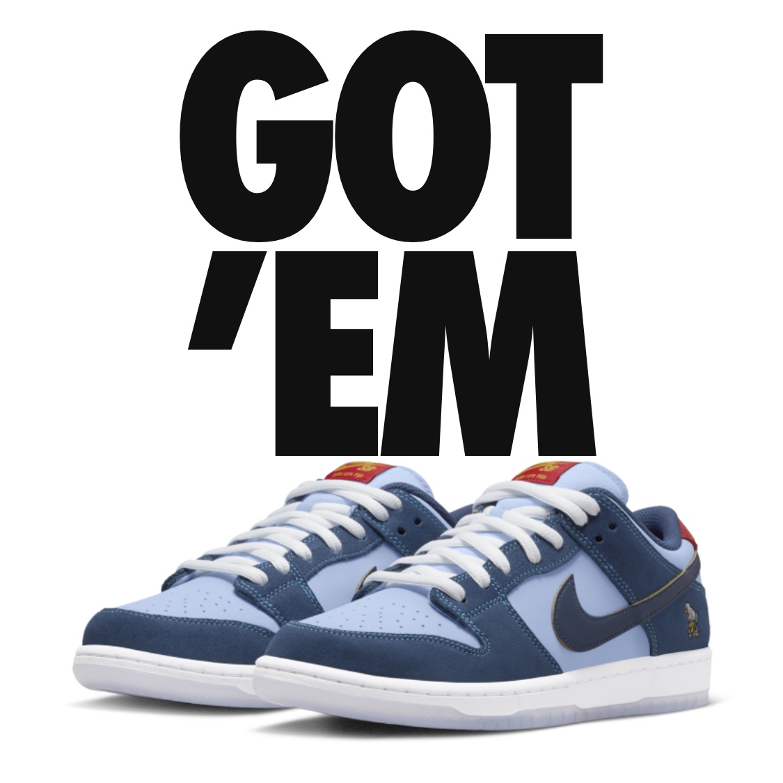 Nike x Why So Sad? SB Dunk Low Pro Coastal Blue 착용 스타일