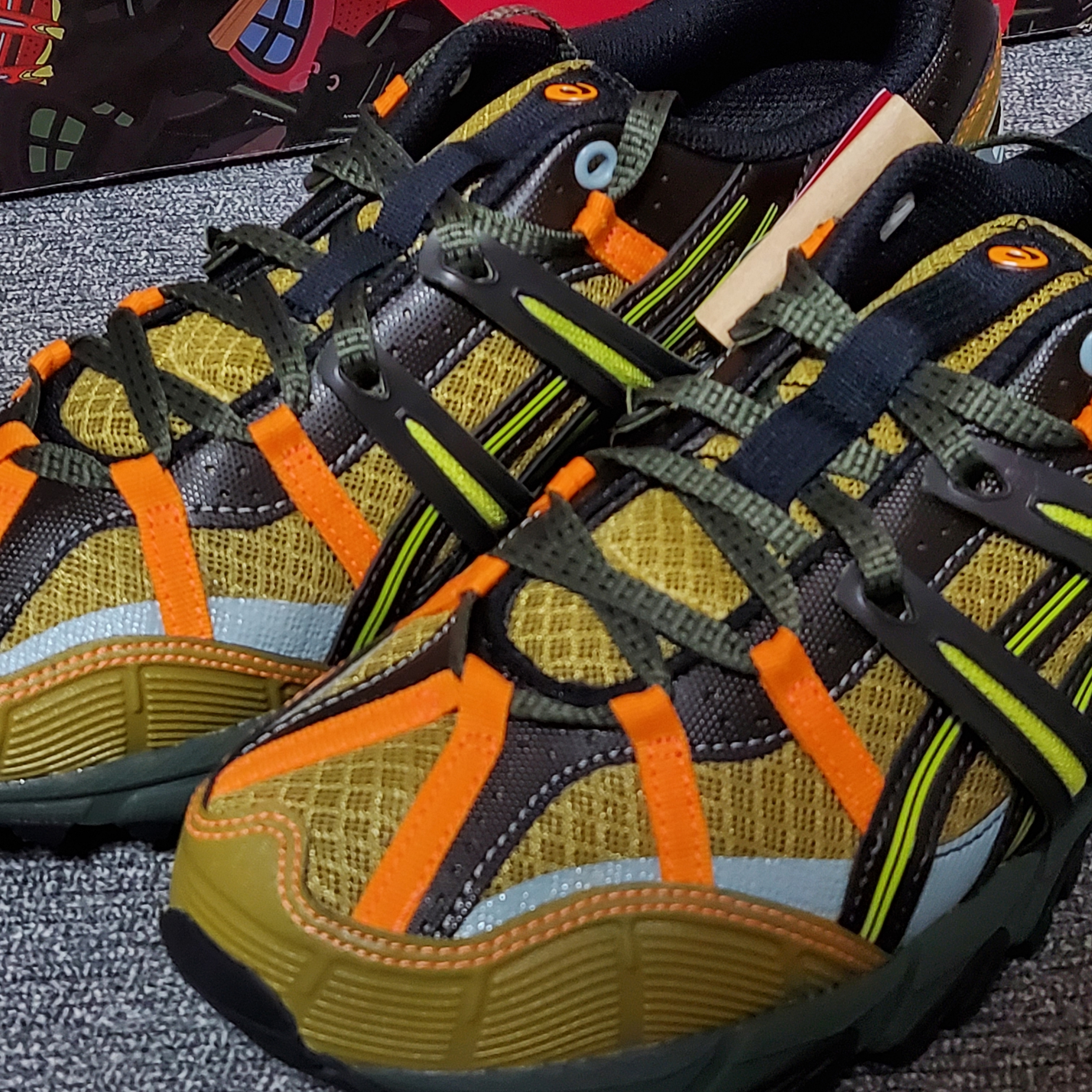 Asics x Andersson Bell Gel-Sonoma 15-50 Olive Oil Dark Brown 착용 스타일 - 2
