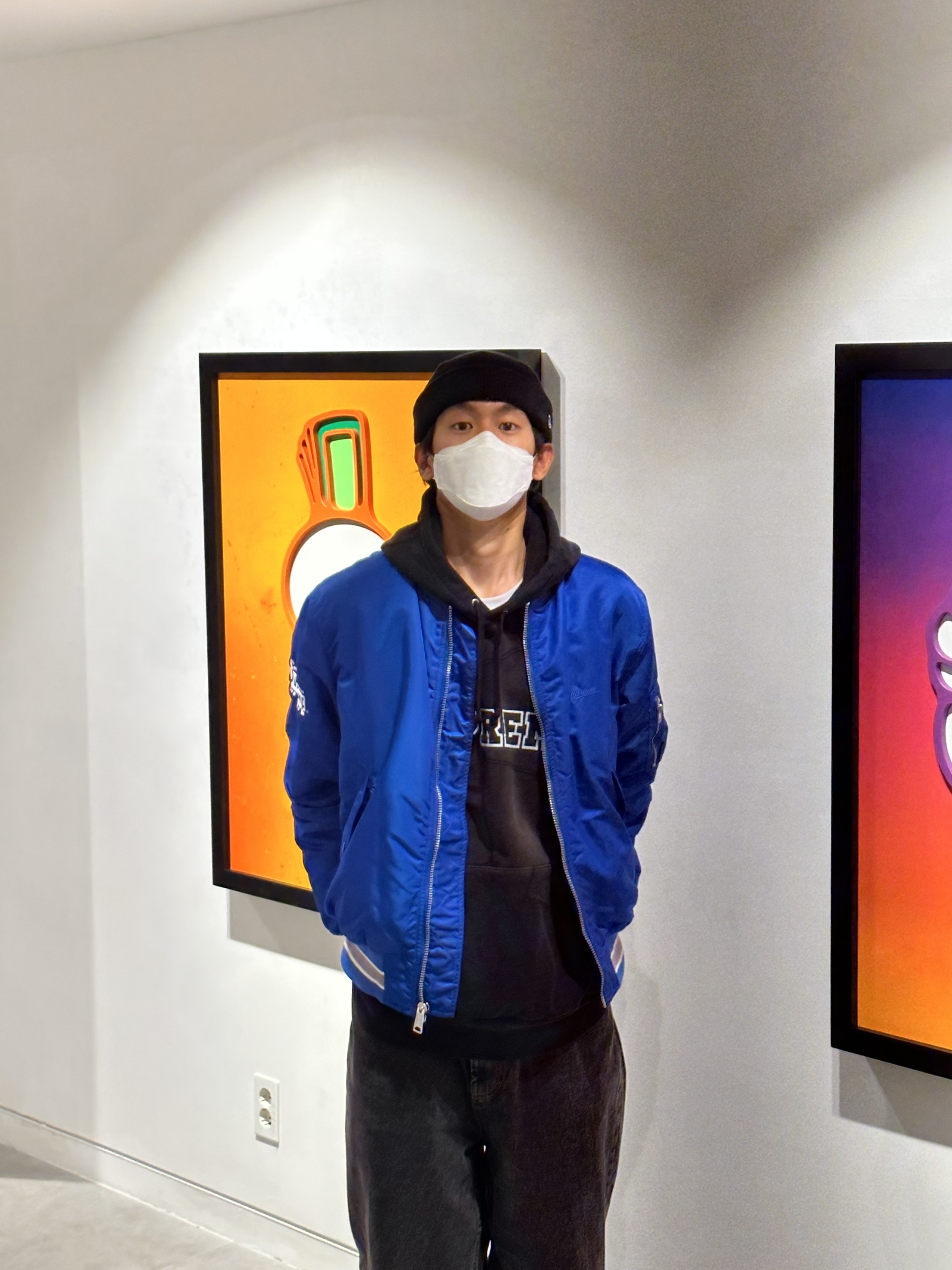 Supreme Second To None MA-1 Jacket Blue - 22SS, Nike Air Force 1 Experimental Sail 착용 스타일 - 3