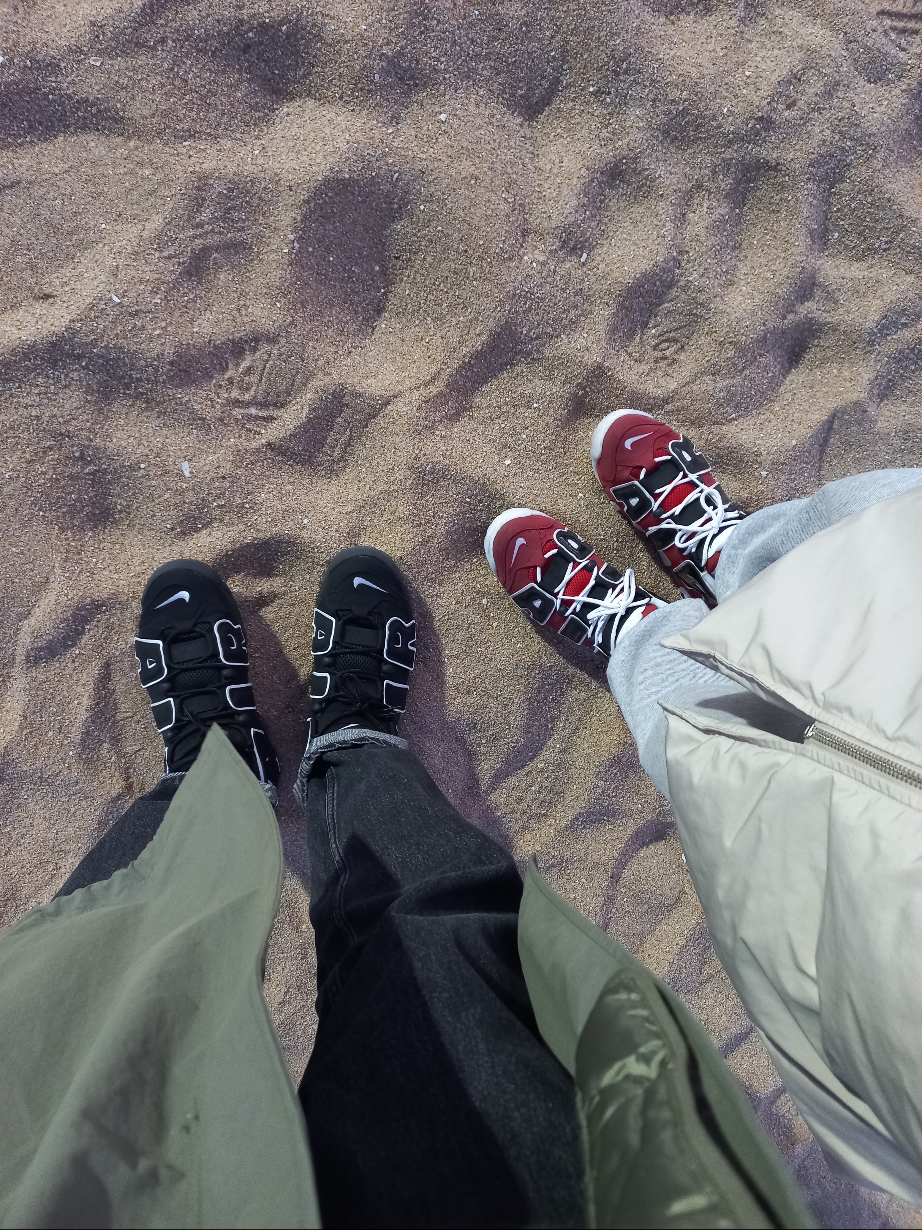 Nike Air More Uptempo Black White 2020, Nike Air More Uptempo 96 Bulls 2021 착용 스타일