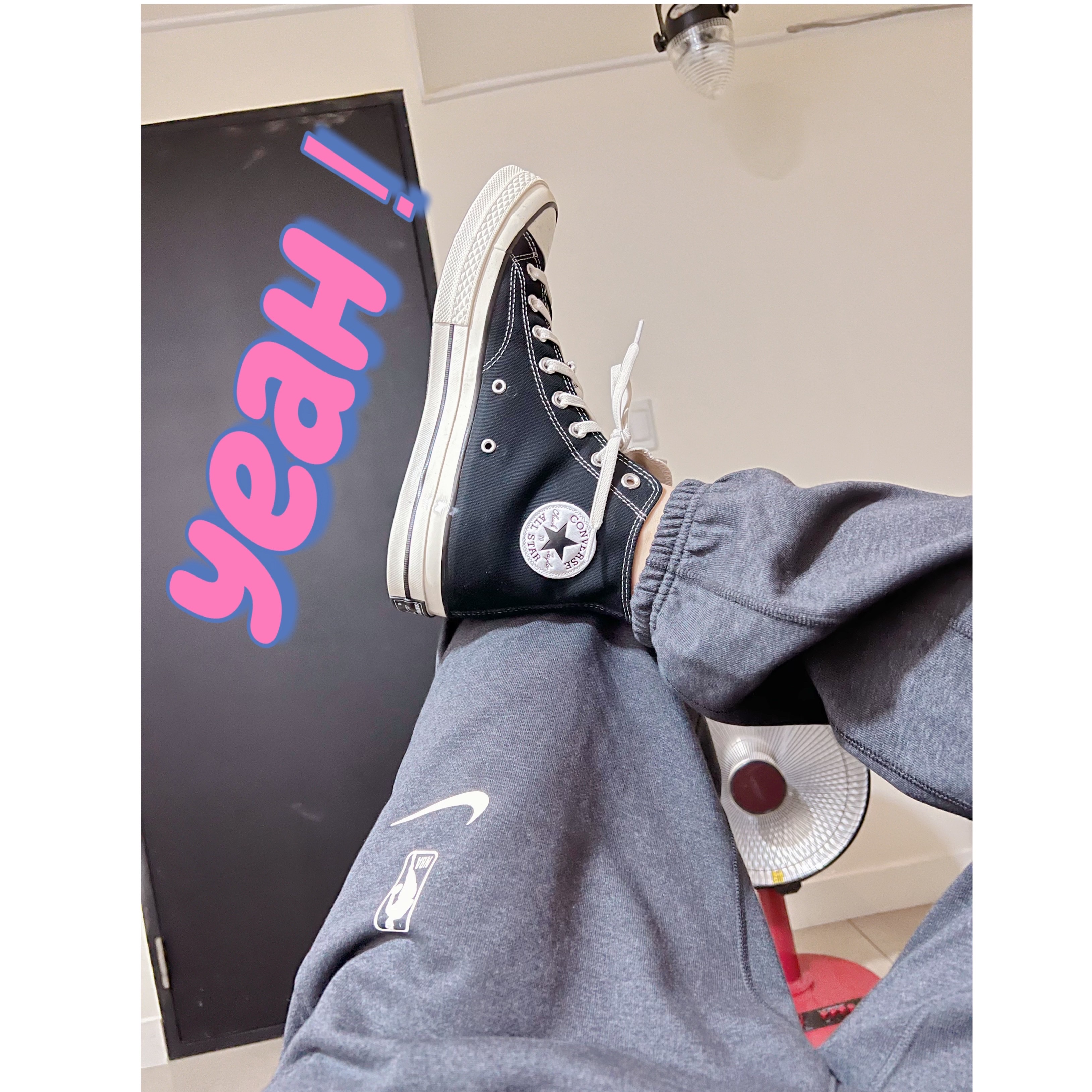 Converse Chuck 70 Hi Black 착용 스타일