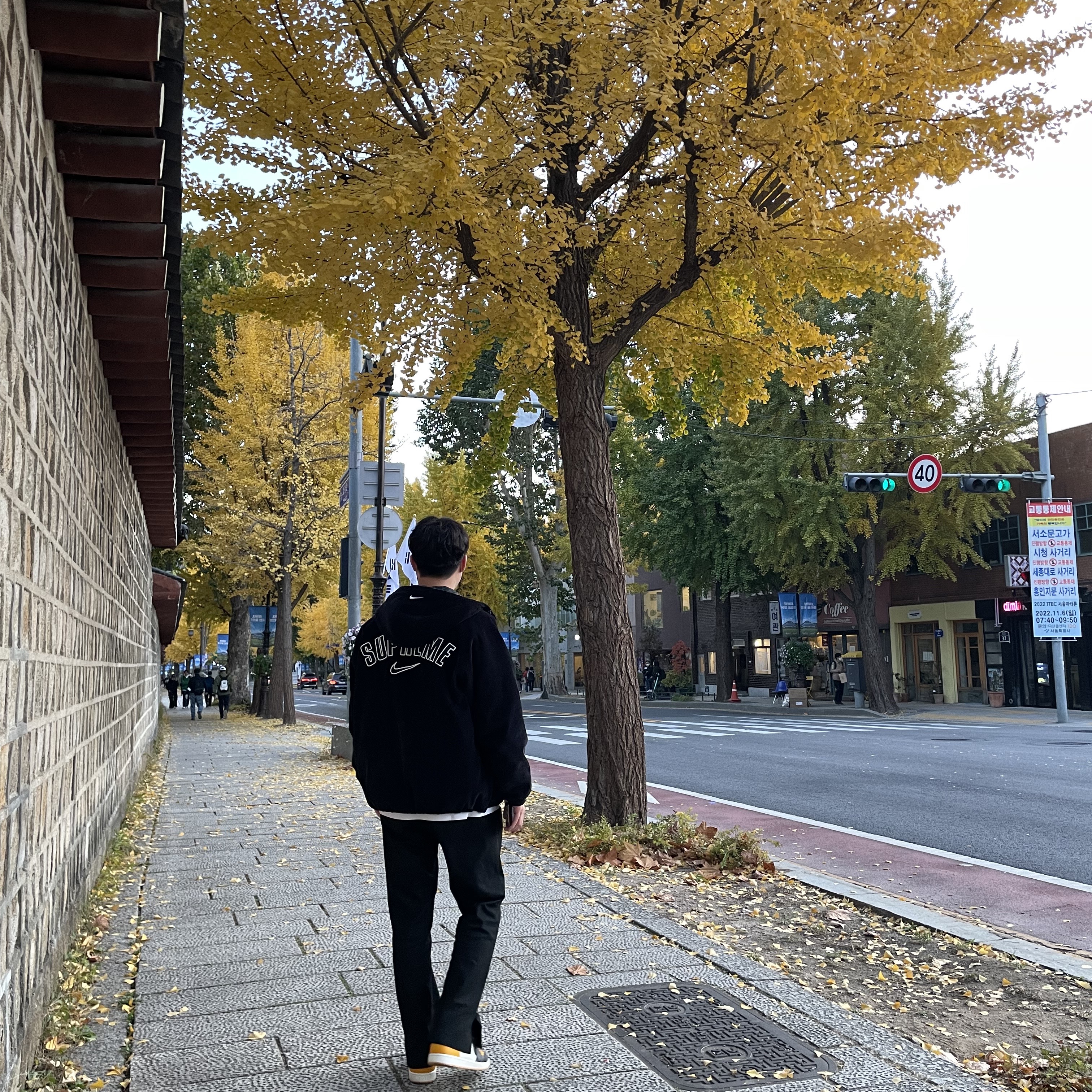 Supreme x Nike Arc Corduroy Hooded Jacket Black - 22SS, Jordan 1 Retro High OG Taxi 착용 스타일