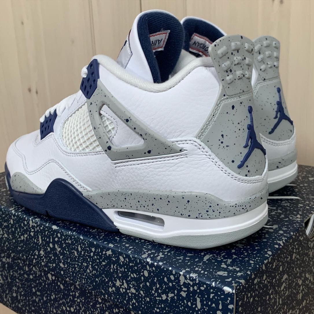 Jordan 4 Retro Midnight Navy 착용 스타일 - 4