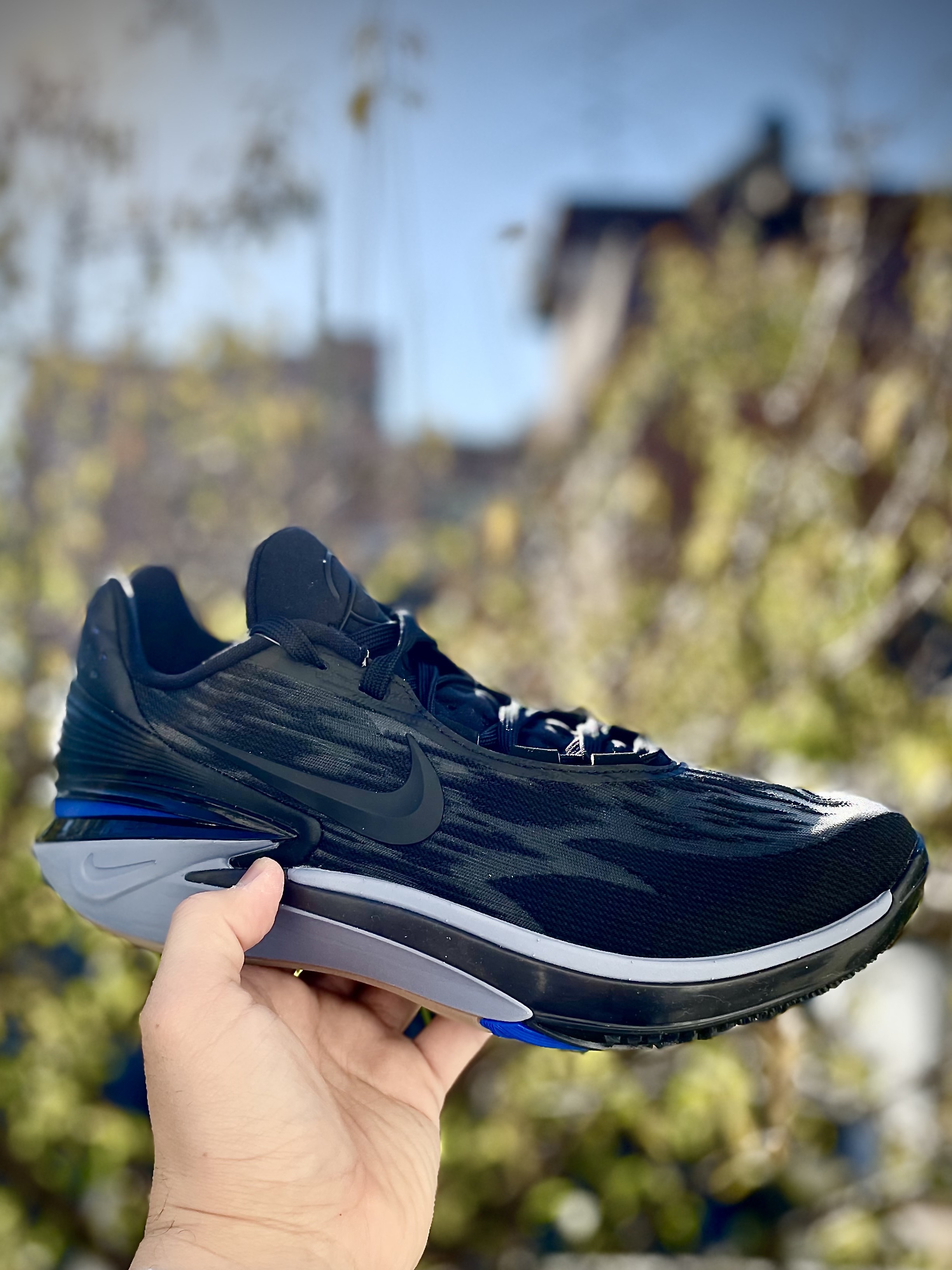 Nike Air Zoom GT Cut 2 Black Racer Blue 착용 스타일