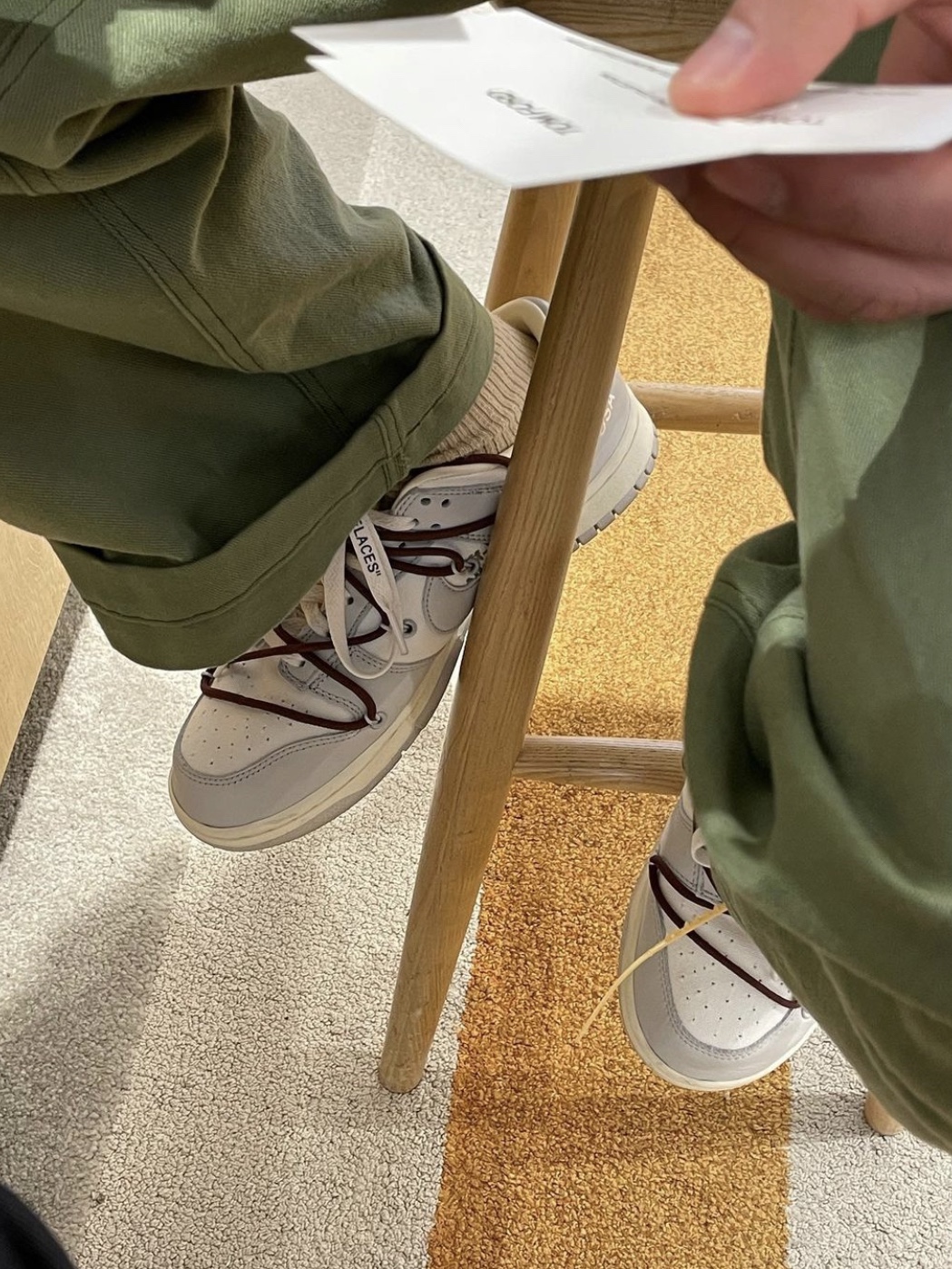 Nike x Off-White Dunk Low The 50 - Lot 46 착용 스타일 - 3