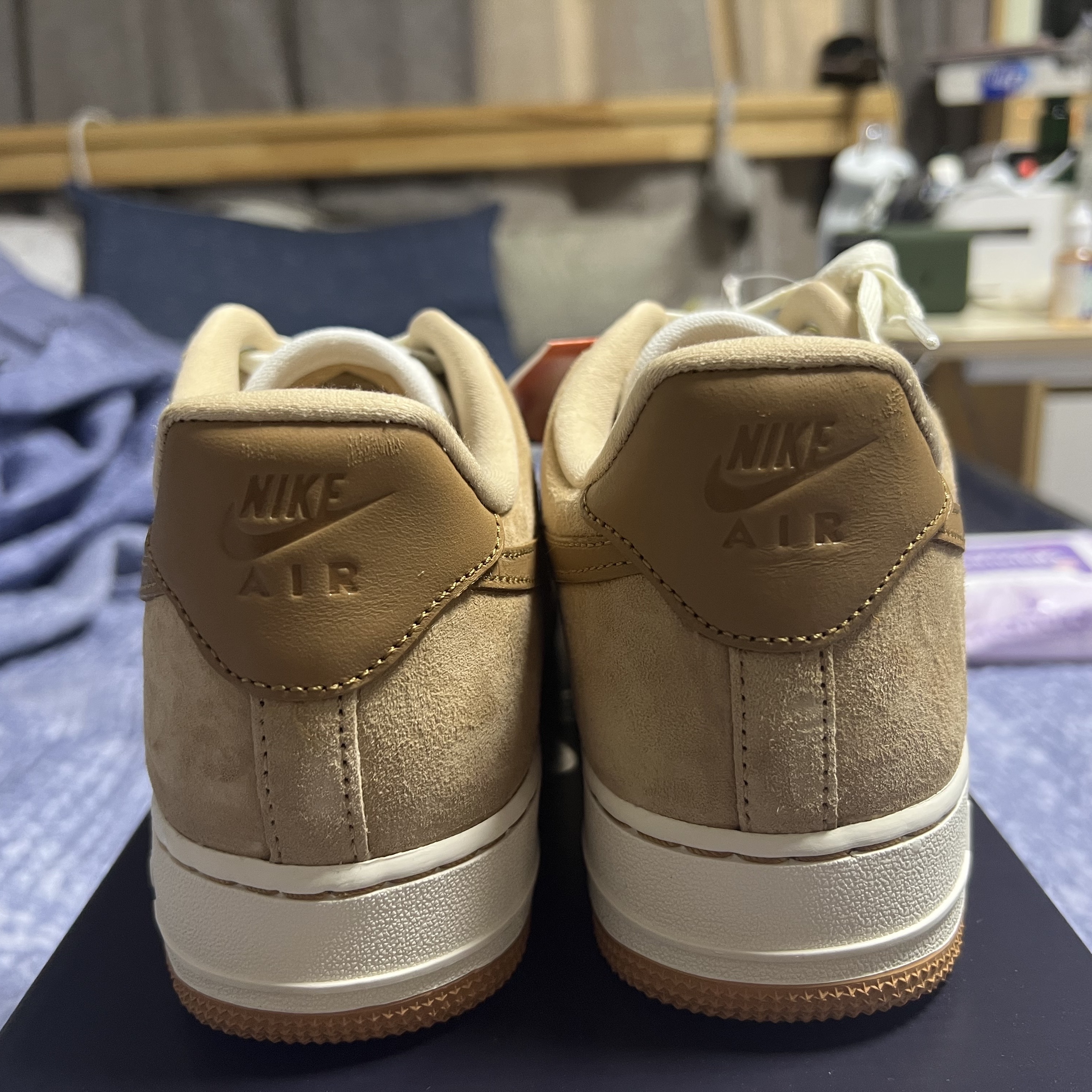 (W) Nike Air Force 1 LXX Flax 착용 스타일 - 3