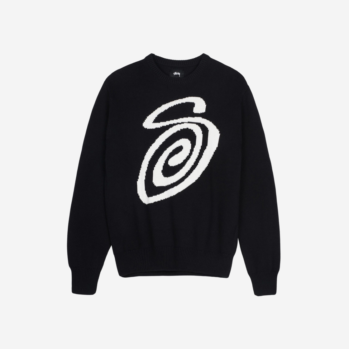 Stussy CURLY S SWEATER Natural smcint.com