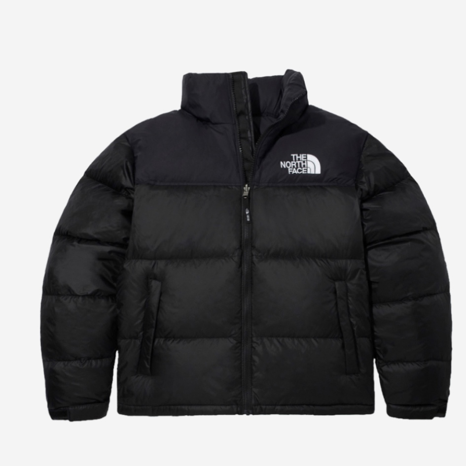The North Face 1996 Eco Nuptse Jacket Black 착용 스타일