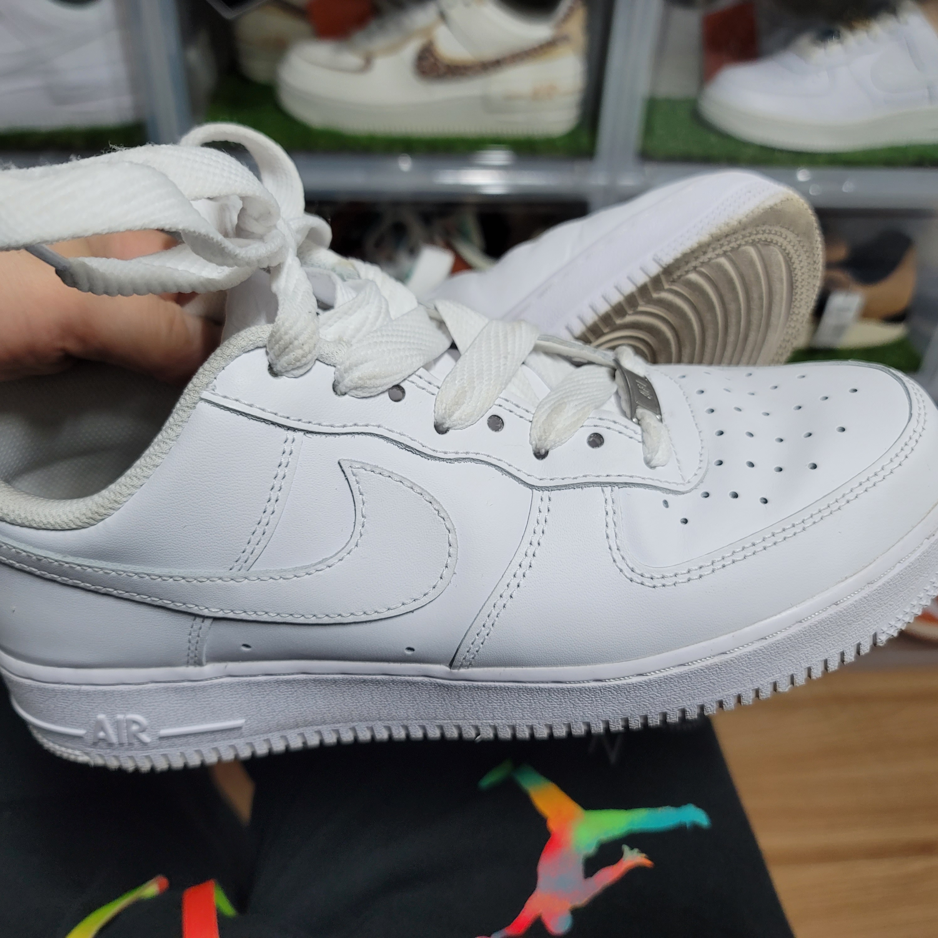 Nike Air Force 1 '07 PRM Bronx Origins, Nike Air Force 1 '07 Fresh White 착용 스타일 - 2