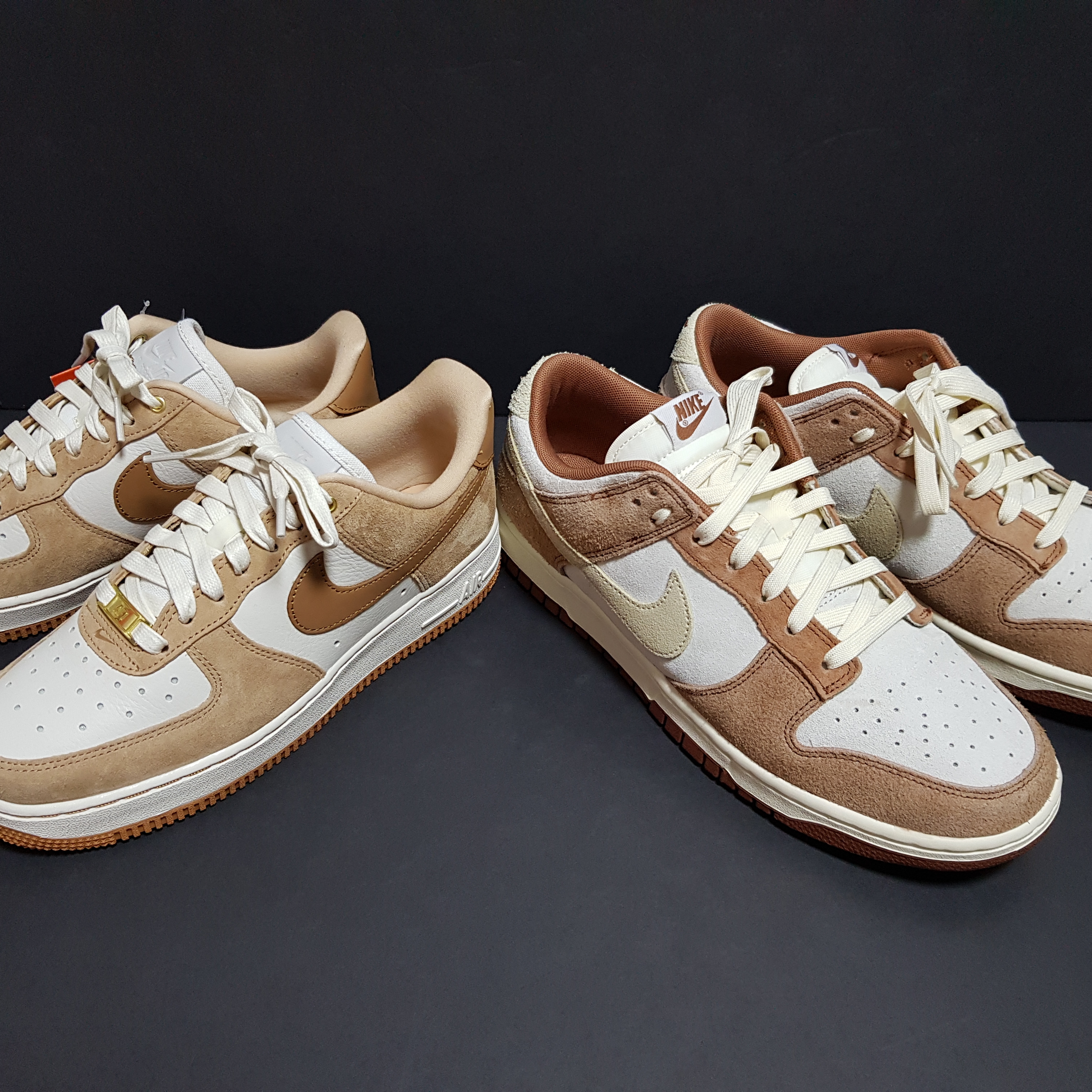(W) Nike Air Force 1 LXX Flax 착용 스타일 - 1