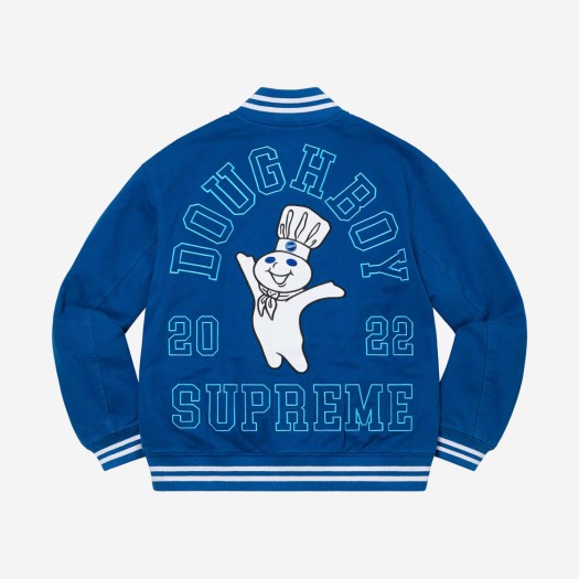 Supreme Washed Knockout Varsity Jacket