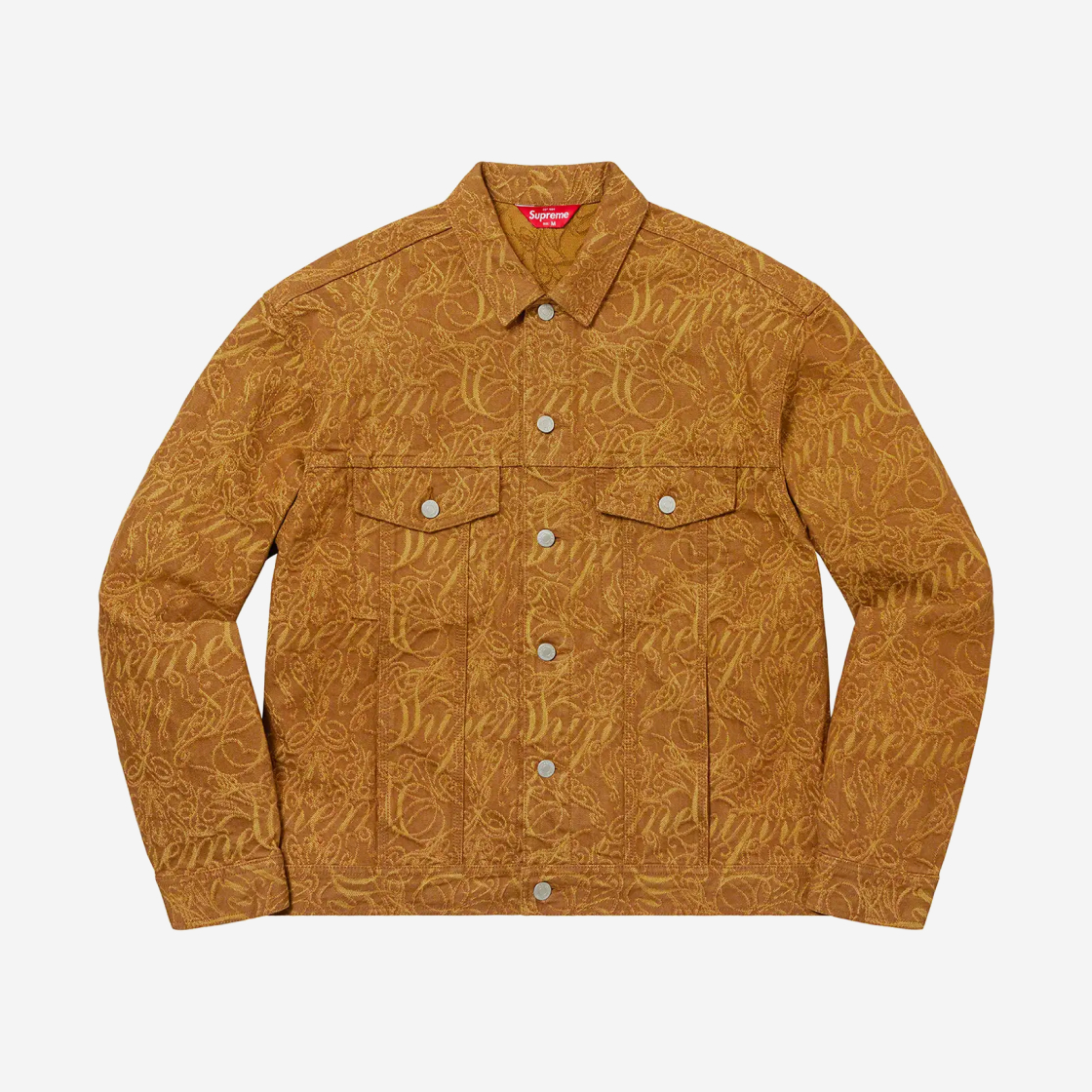 年間ランキング6年連続受賞】 Script Jacquard Denim Trucker Jacket