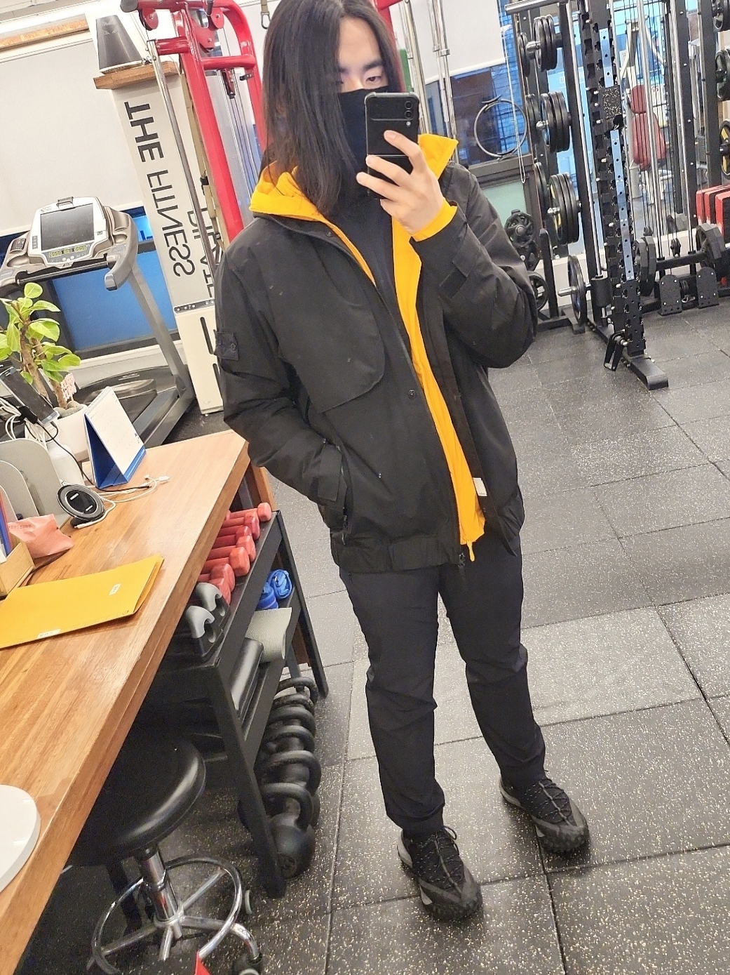Arc'teryx Gamma LT Pants Black, Arc'teryx Atom LT Hoody Ignite 착용 스타일