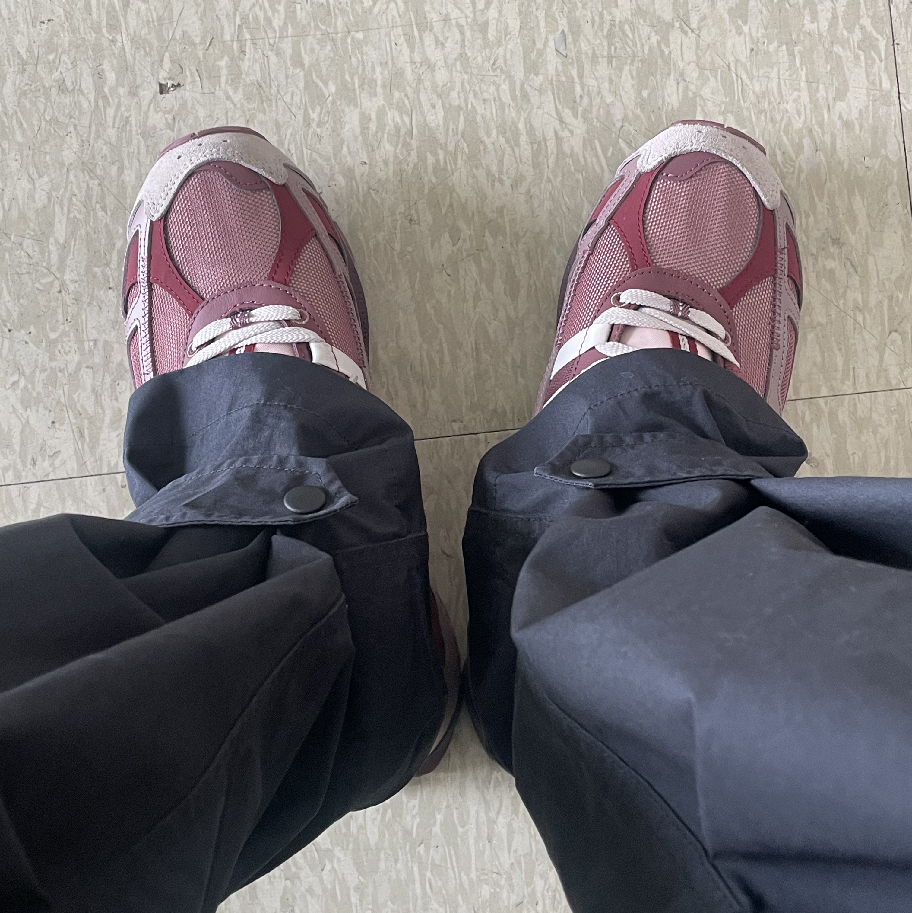 Adidas x Song for the Mute Shadowturf Purple Burgundy 착용 스타일 - 1
