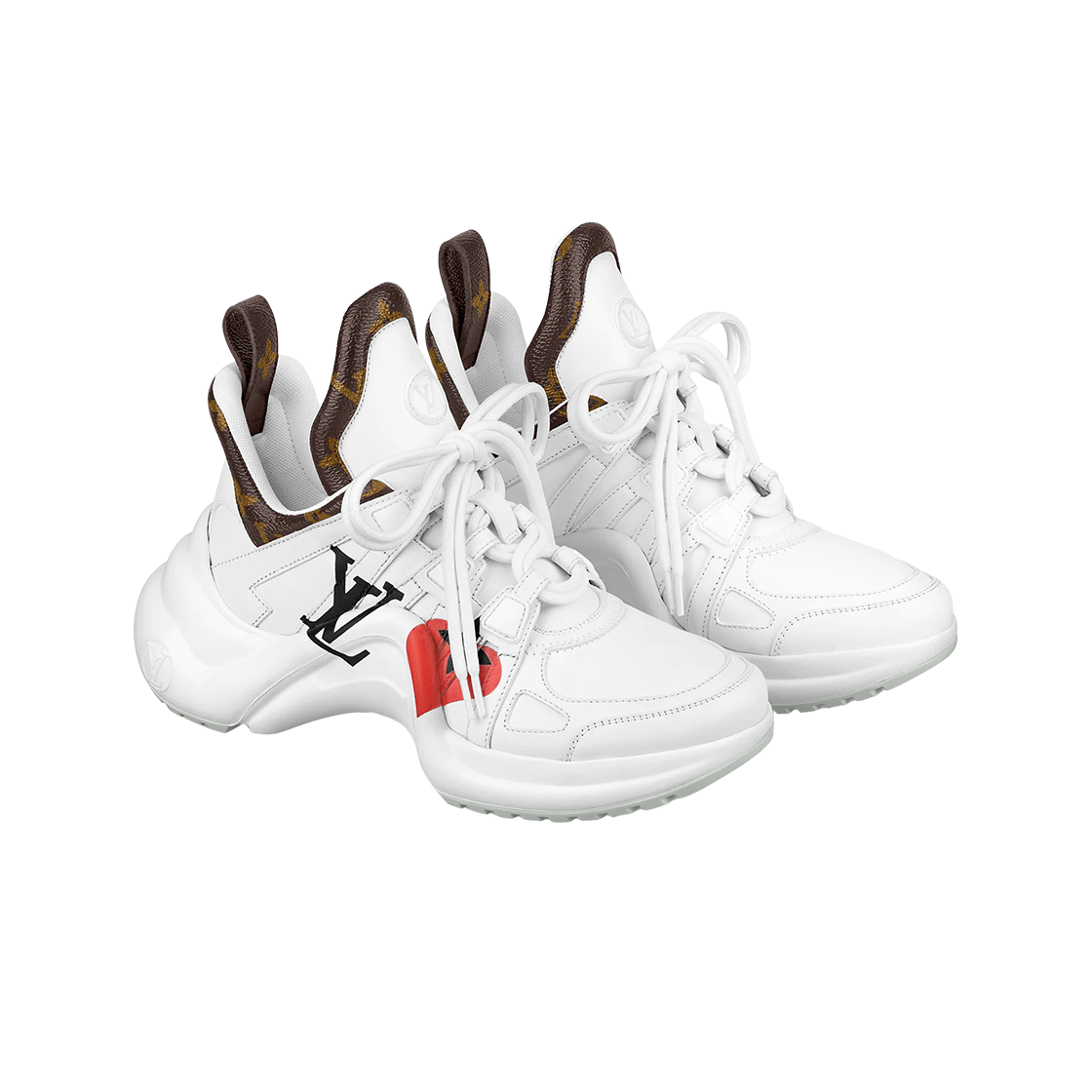 루이비통 게임 온 LV 아치라이트 스니커즈 화이트(Louis Vuitton Game On LV Archlight Sneakers White) - 2