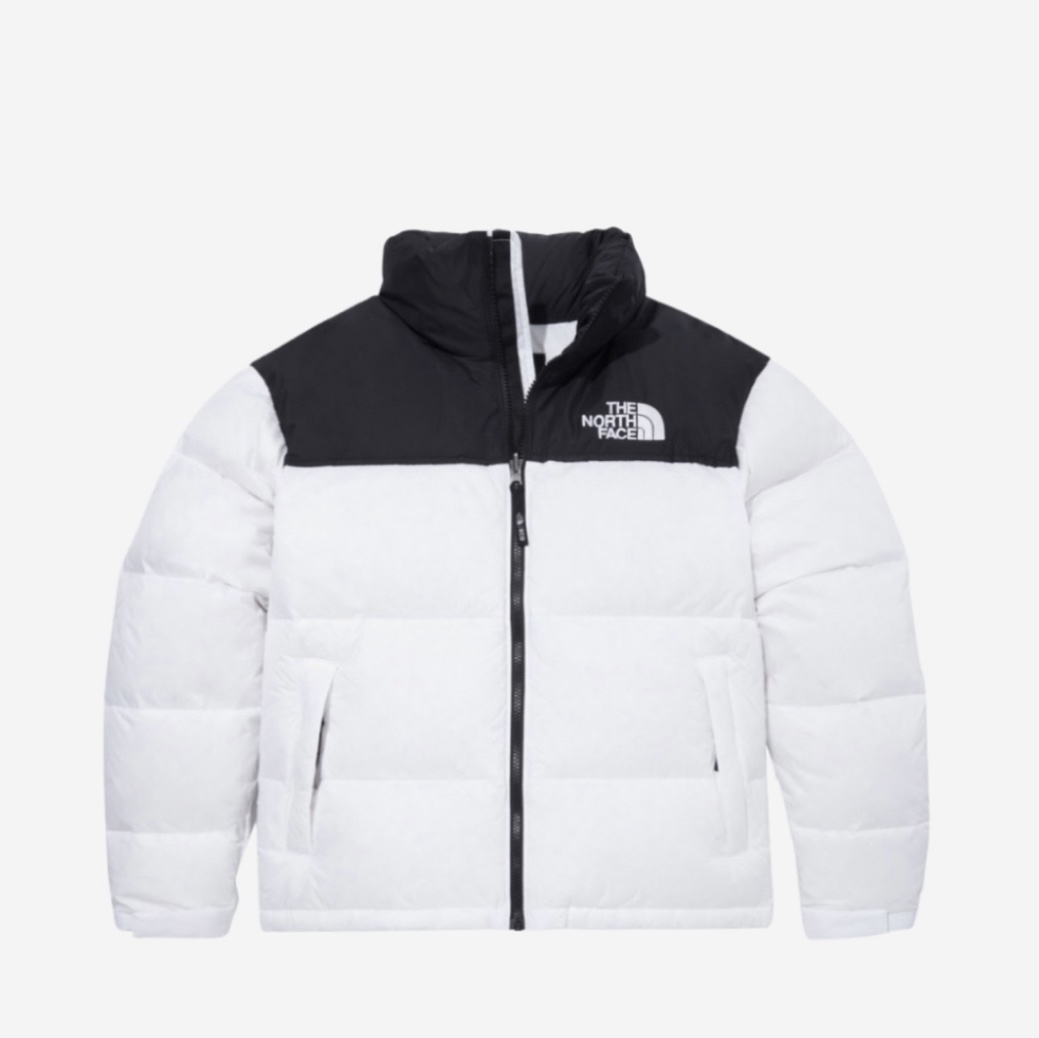 The North Face 1996 Eco Nuptse Jacket White 착용 스타일