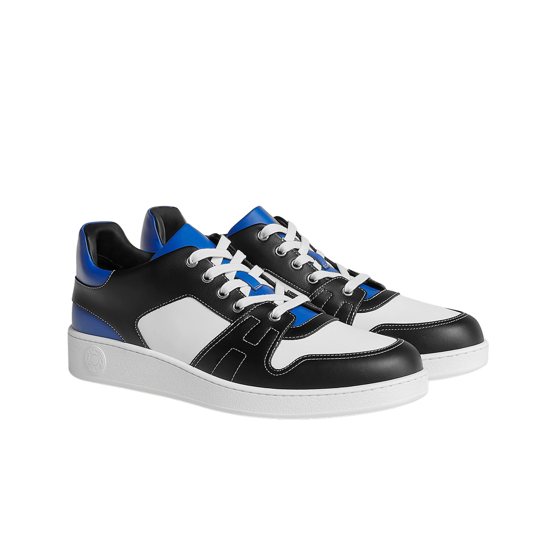 에르메스 프리 스니커즈 누아 블랑 블루 뉘(Hermes Free Sneakers Noir Blanc Bleu Nuit) - 2
