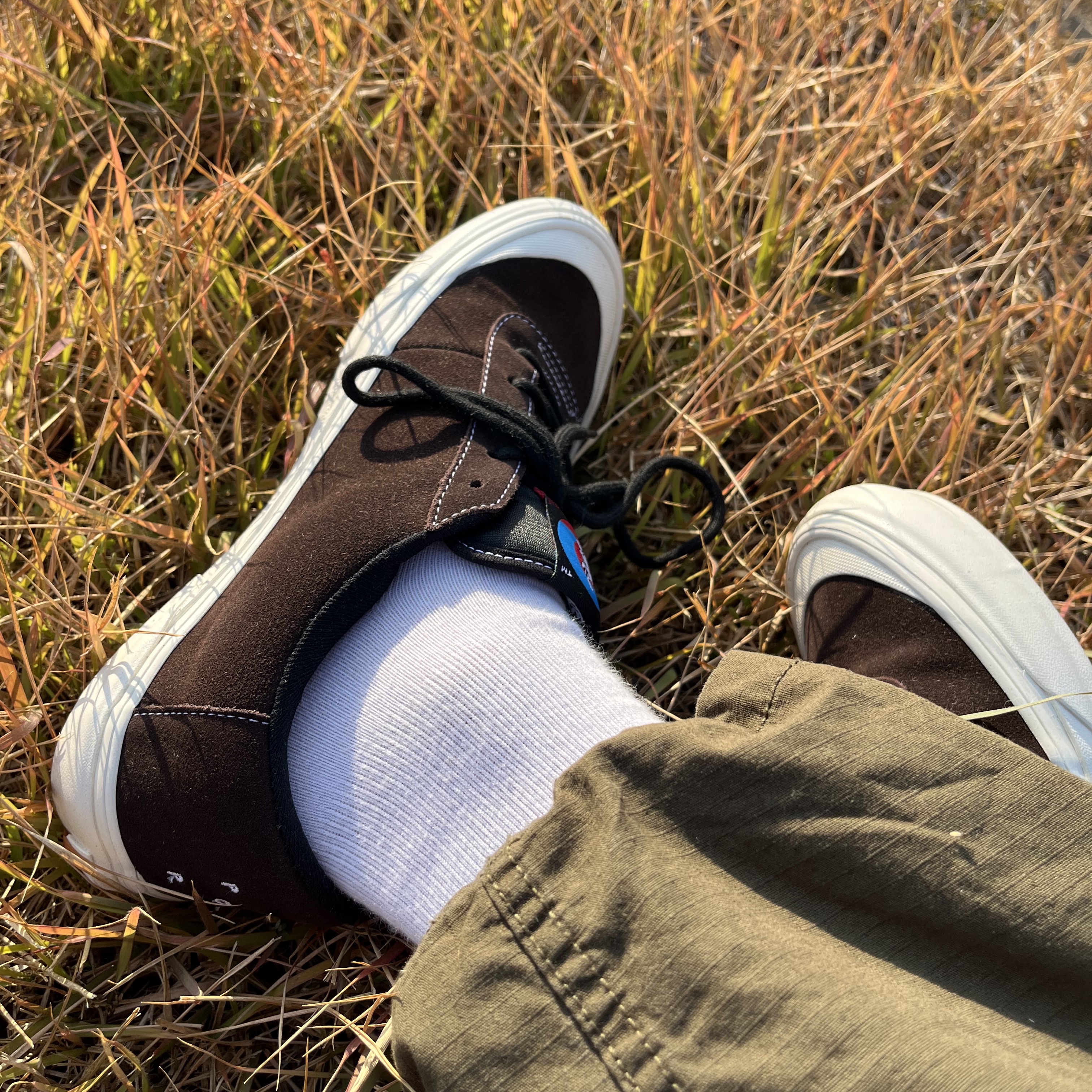 Vans Vault x Pop Trading Company Skate Agah Brown 착용 스타일 - 2