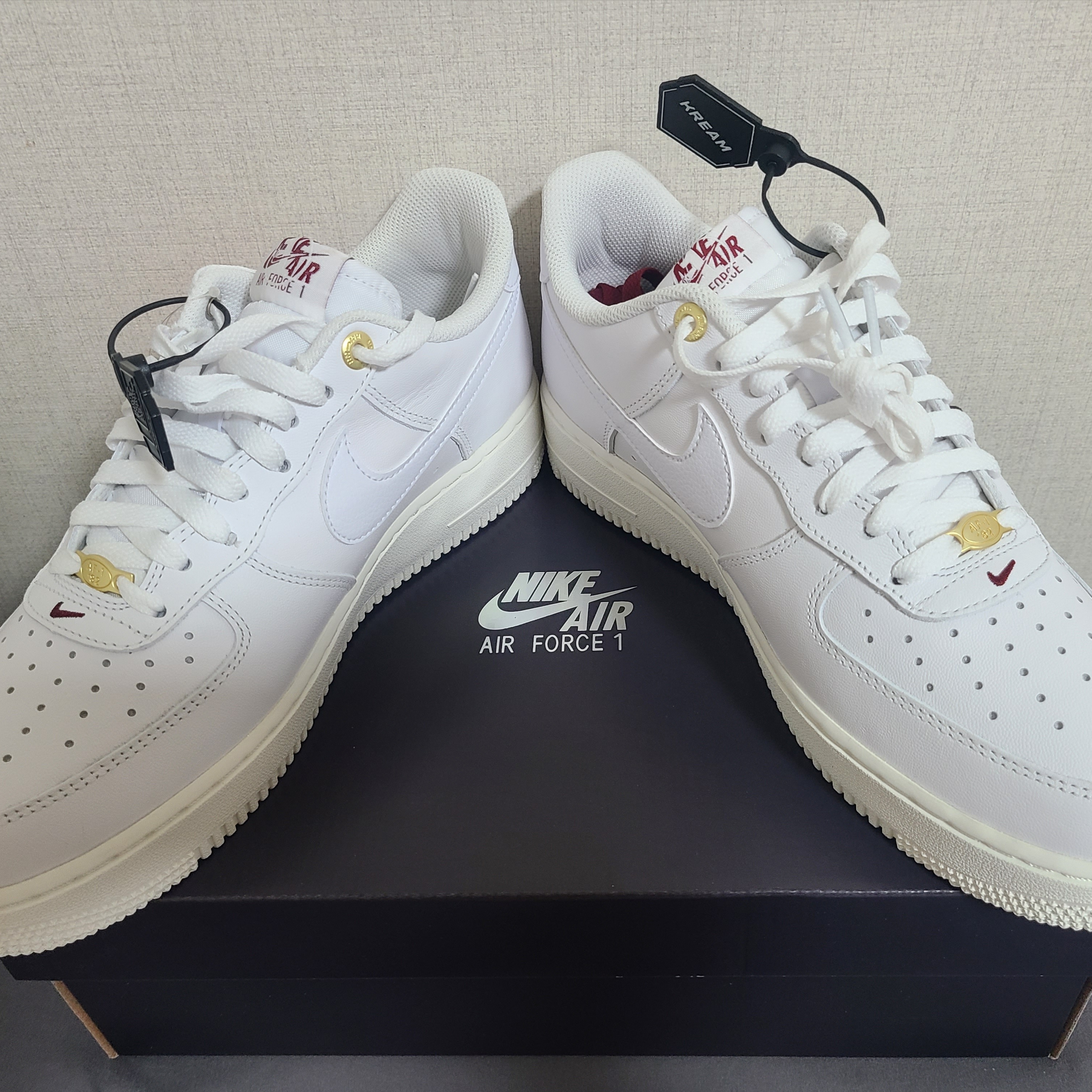 Nike Air Force 1 '07 PRM 40th Anniversary Join Forces White 착용 스타일