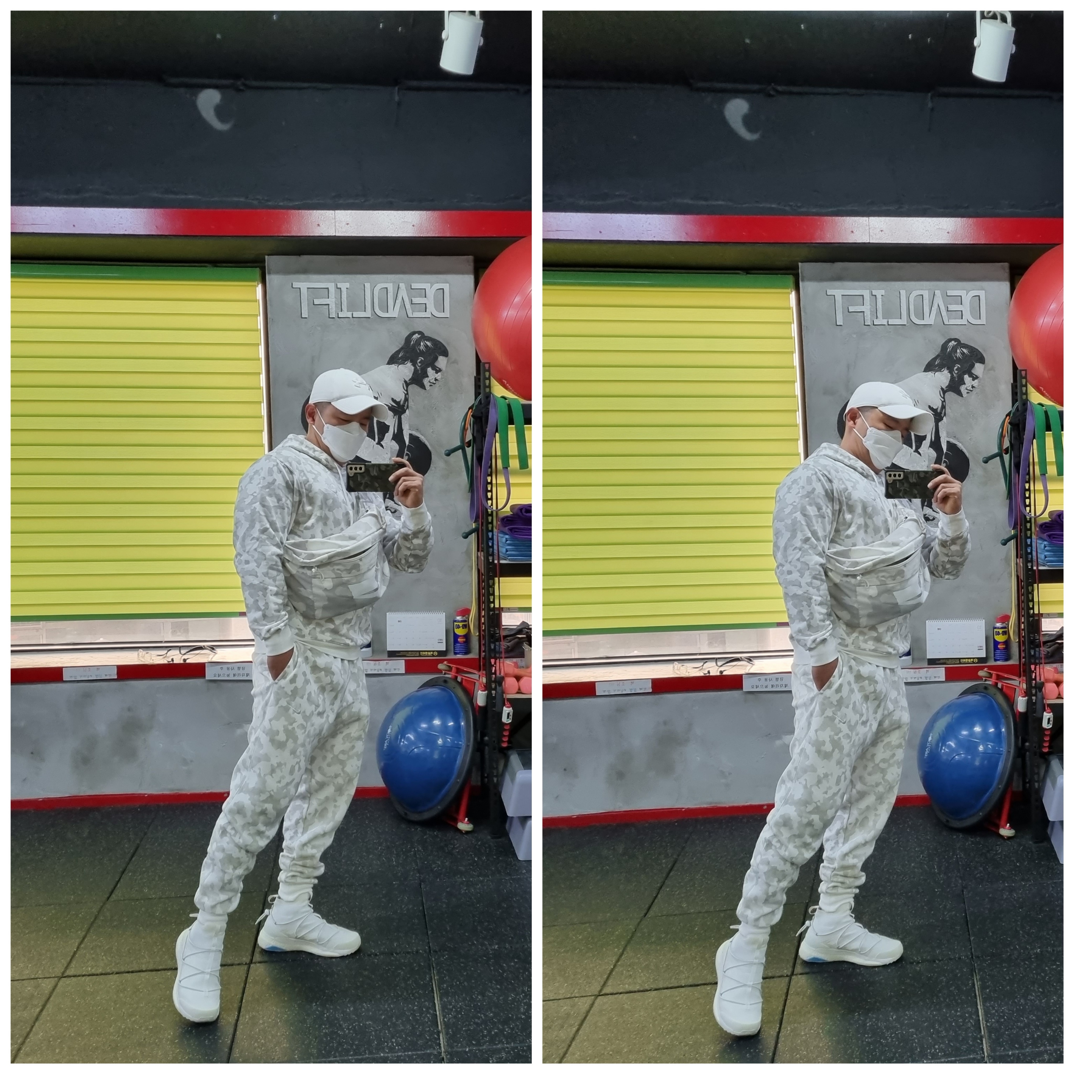 Nike x Billie Eilish NRG Fleece Pants Sequoia - Asia, Nike x Billie Eilish Air Force 1 High '07 SP Sequoia 착용 스타일 - 4