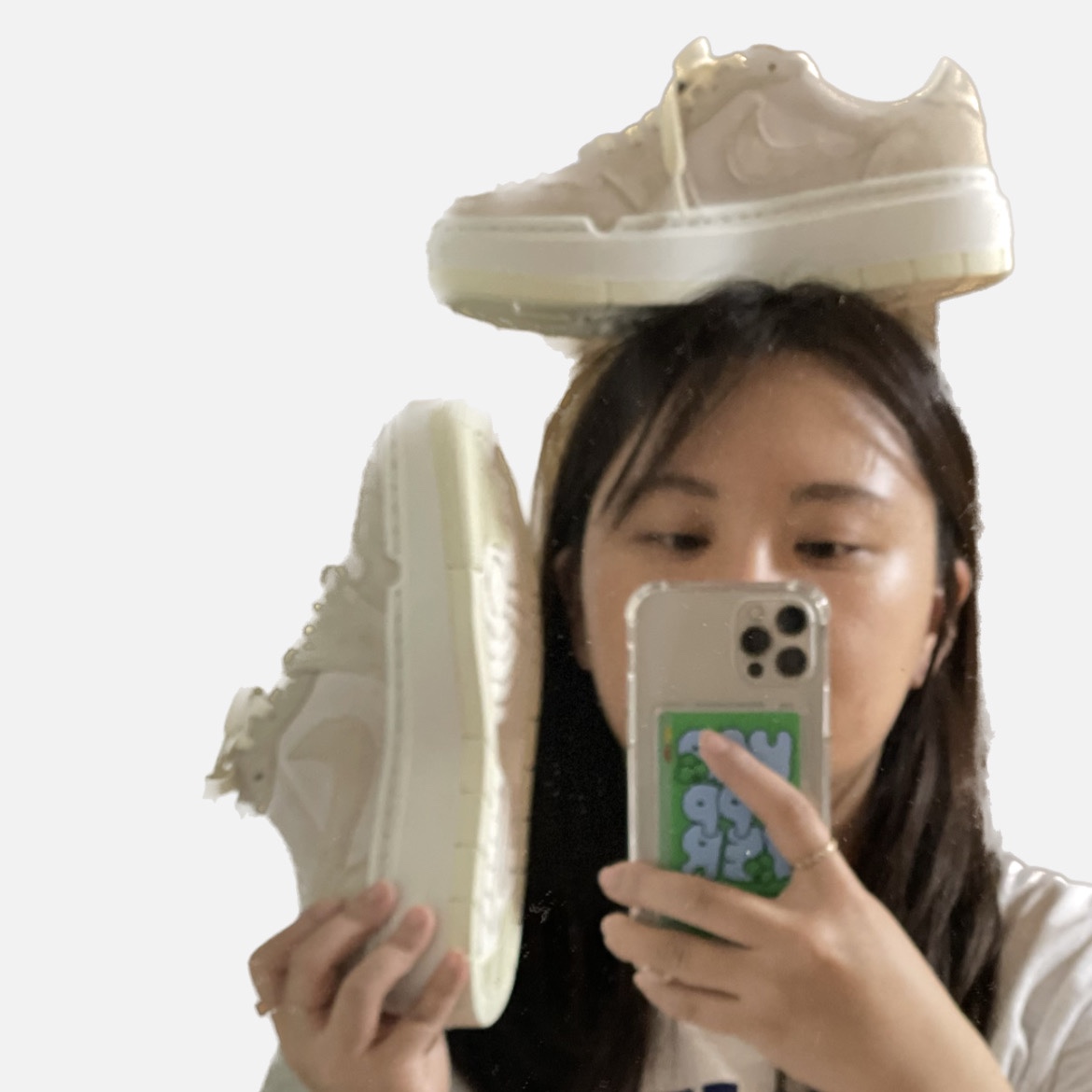 (W) Jordan 1 Elevate Low Coconut Milk 착용 스타일 - 2