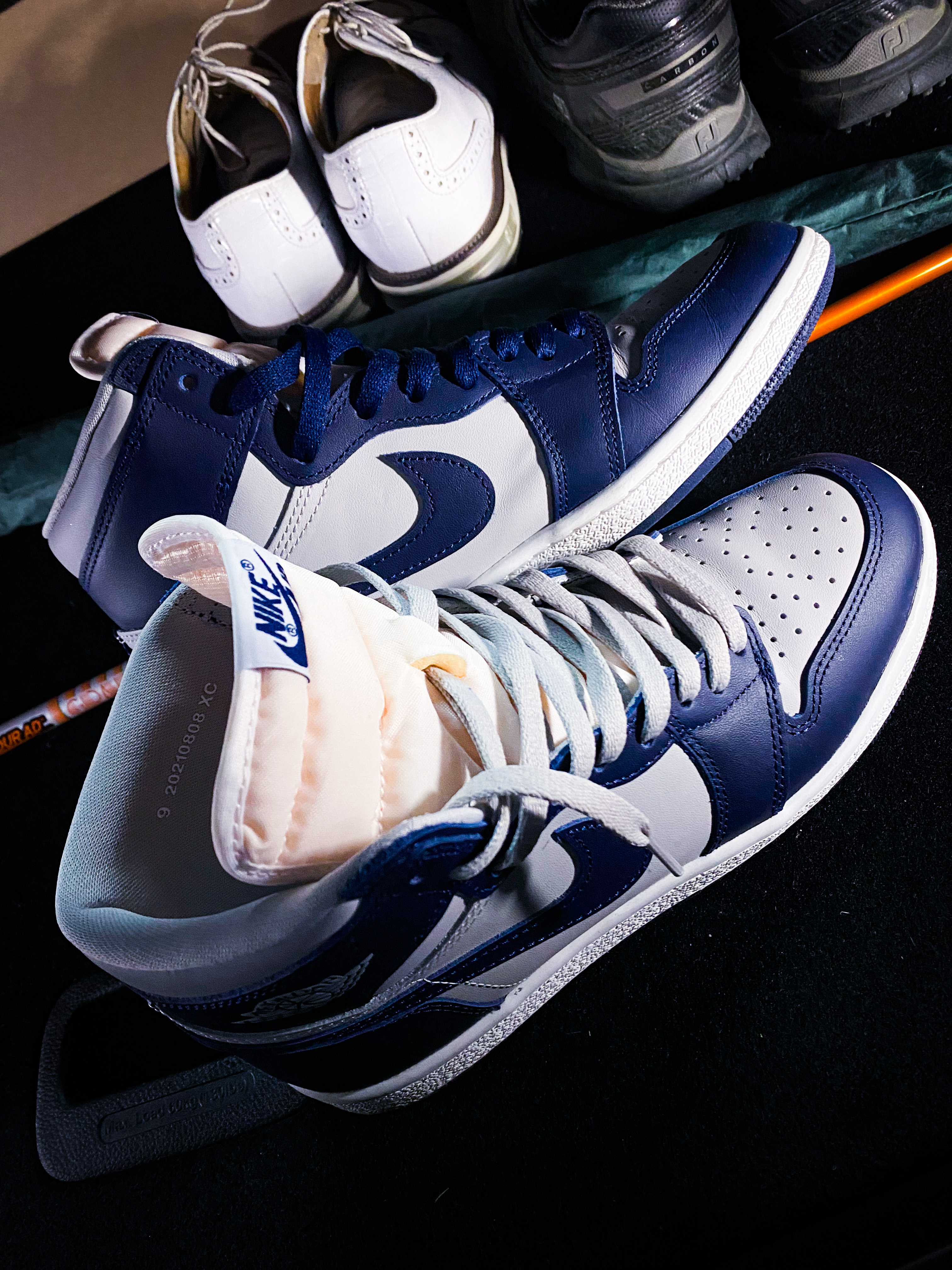 Jordan 1 High 85 College Navy 착용 스타일