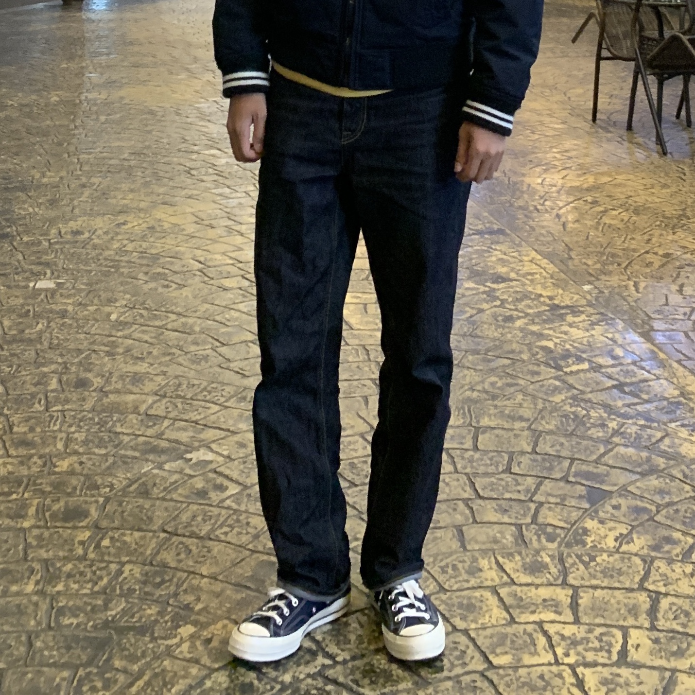 Converse Chuck 70 Ox Midnight Navy 착용 스타일