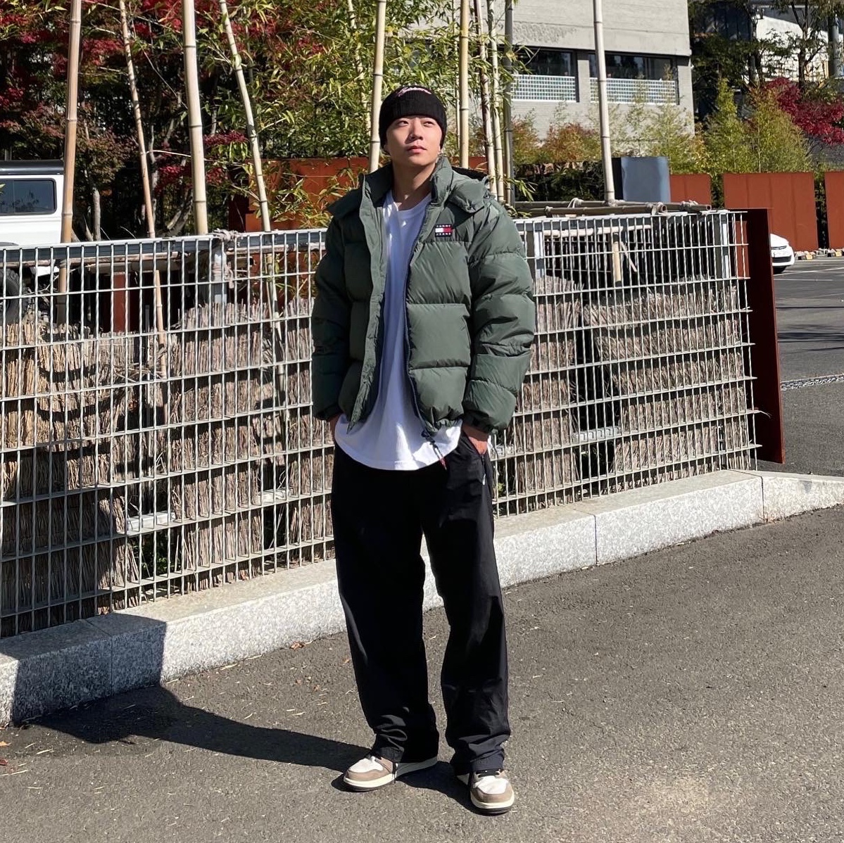 Supreme Script Logo Beanie Black - 21FW, Jordan 1 x Travis Scott Retro High OG SP Mocha 착용 스타일 - 1