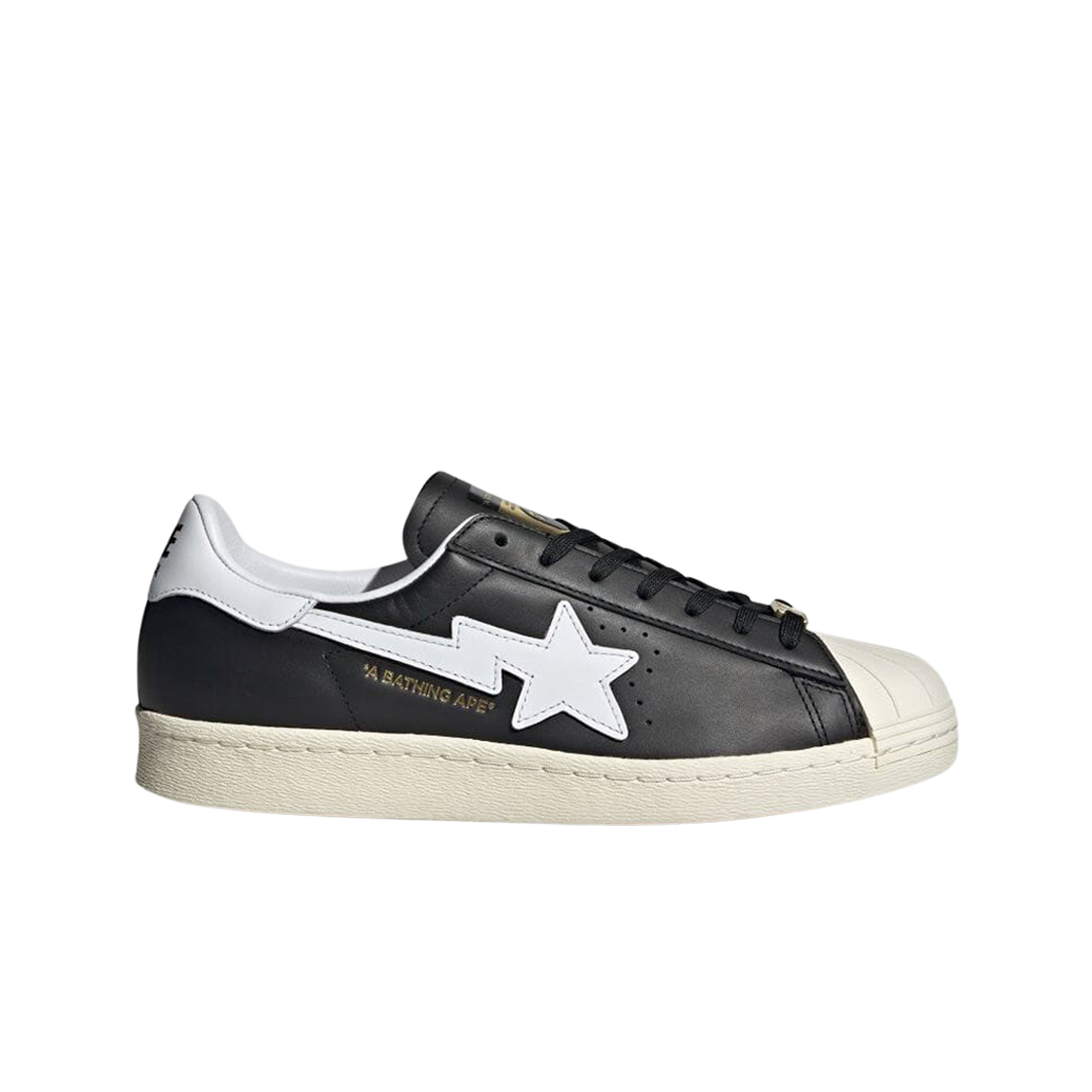 아디다스 x 베이프 슈퍼스타 80s 코어 블랙 오프 화이트(Adidas x BAPE Superstar 80s Core Black Off White)