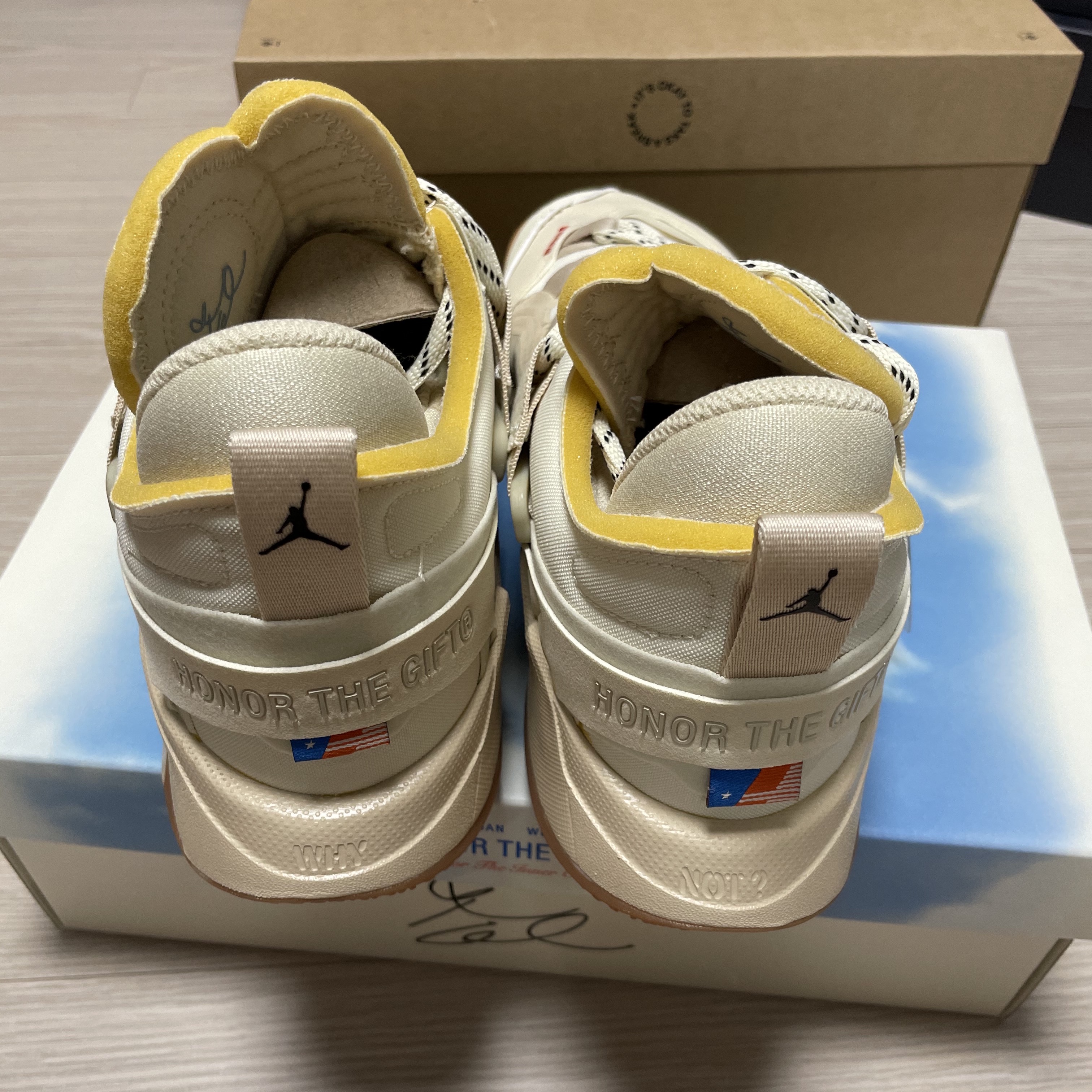 Jordan x Russell Westbrook Honor the Gift Why Not ZER0.5 PF Sail 착용 스타일 - 3