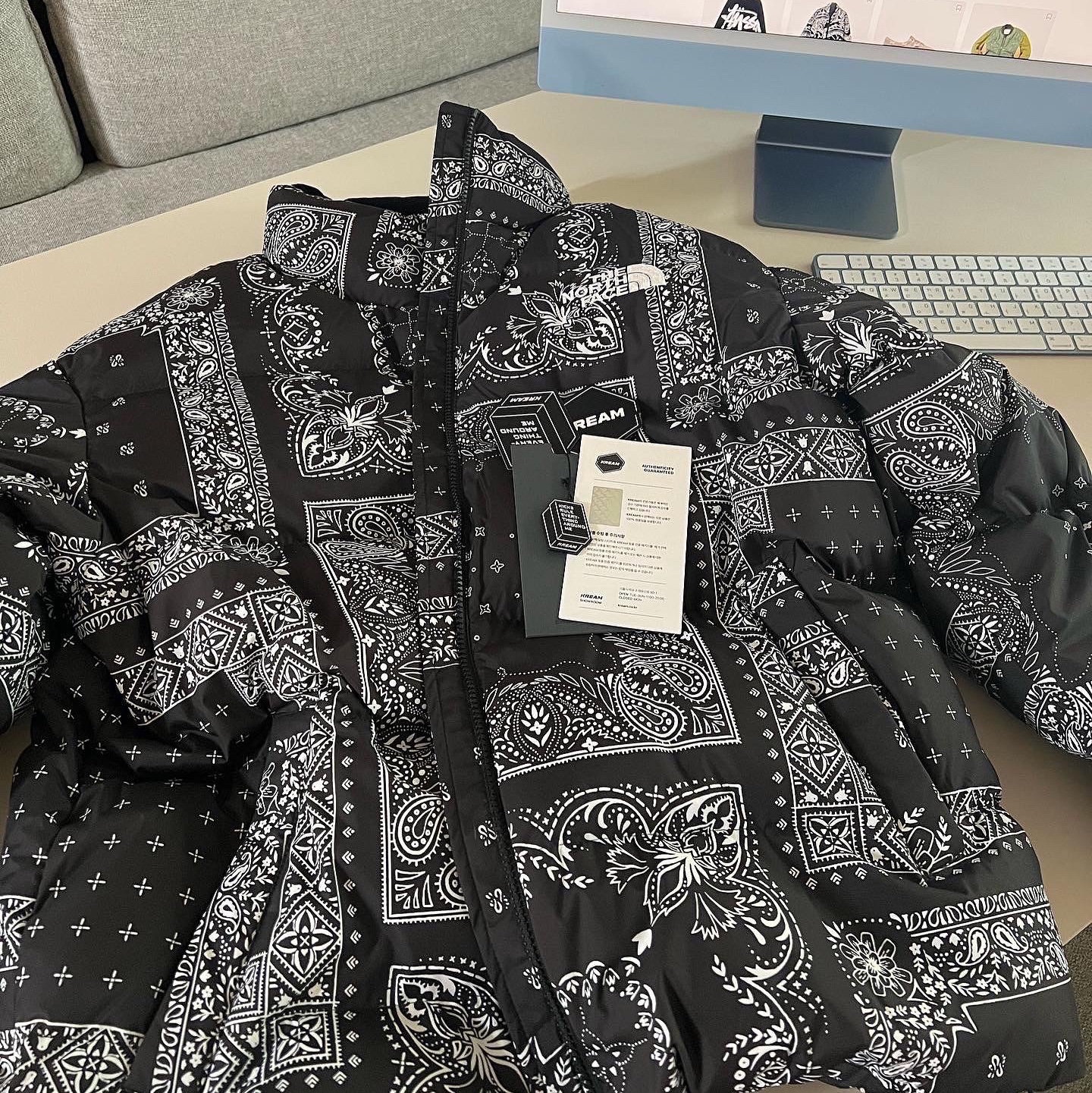 The North Face Novelty Lofty Down Jacket Real Black 착용 스타일 - 5
