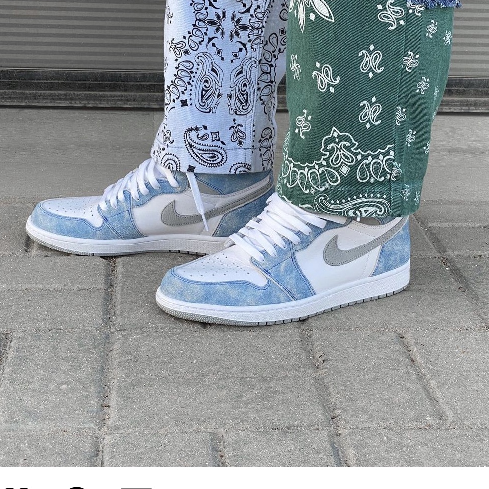 (GS) Jordan 1 Retro High OG Hyper Royal 착용 스타일