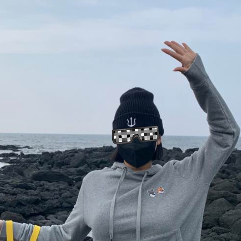 Maison Kitsune Hoodie Double Fox Head Patch Grey Melange 착용 스타일 - 1