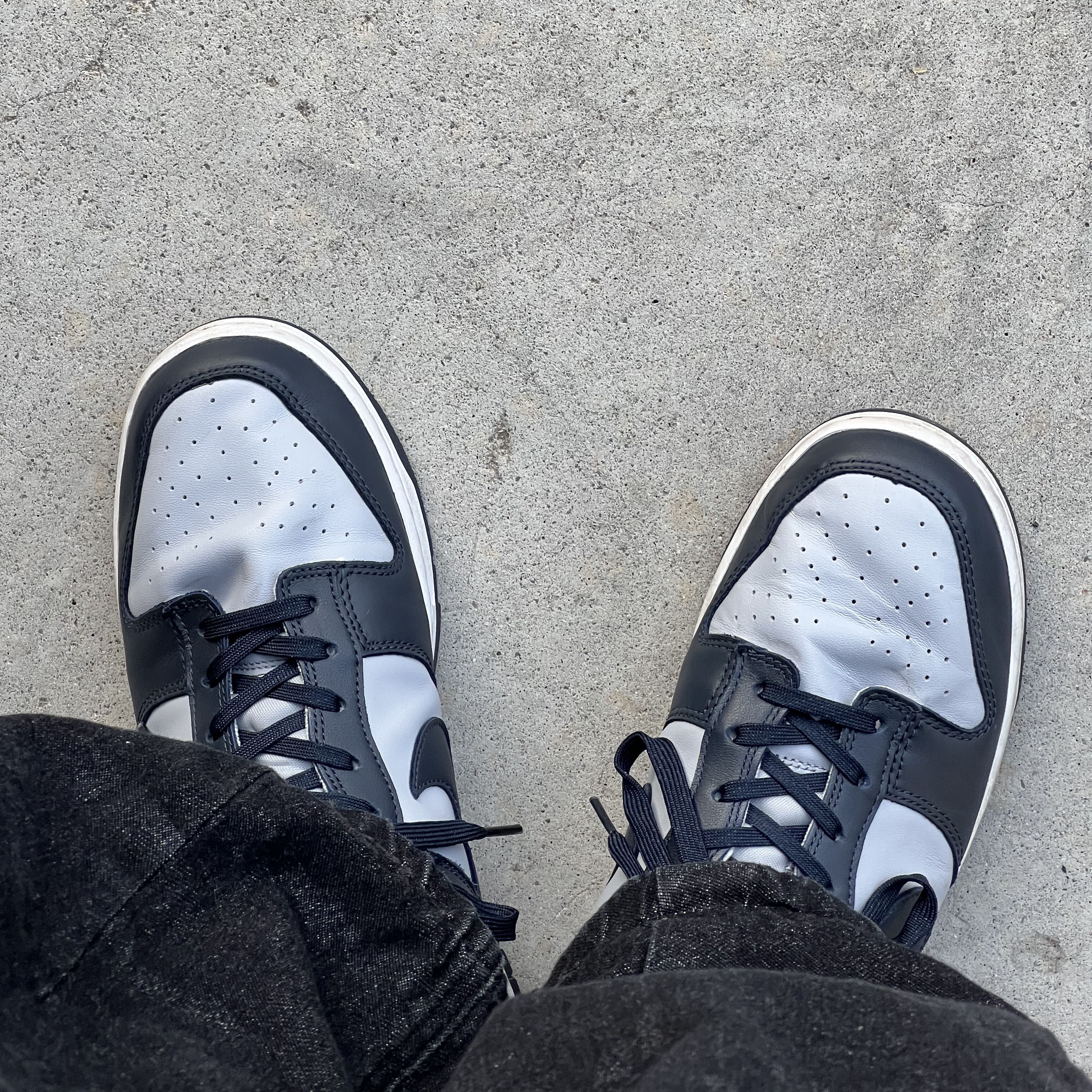 Nike Dunk Low Retro Championship Grey 착용 스타일