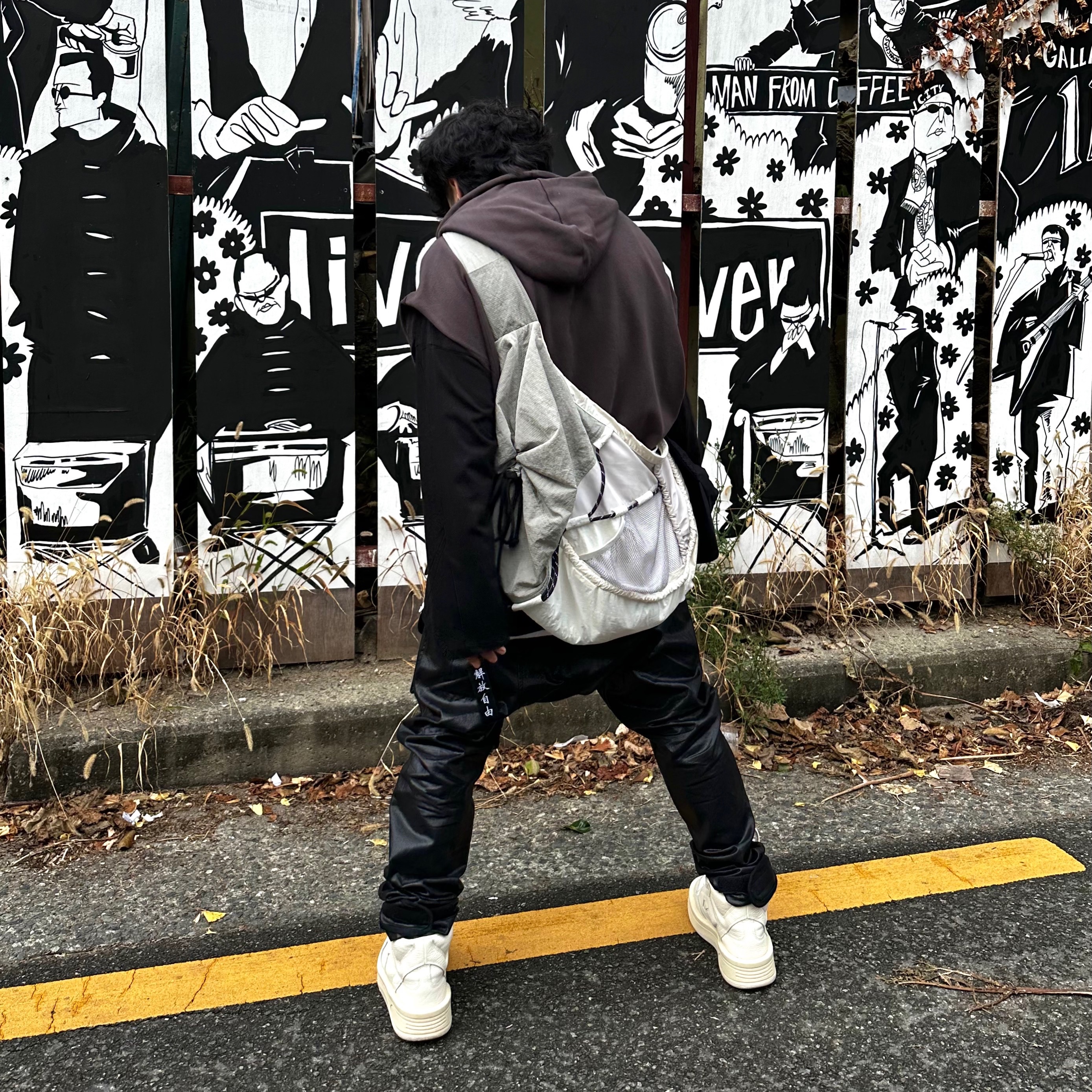 Converse x Drkshdw Turbowpn Egret 착용 스타일 - 3