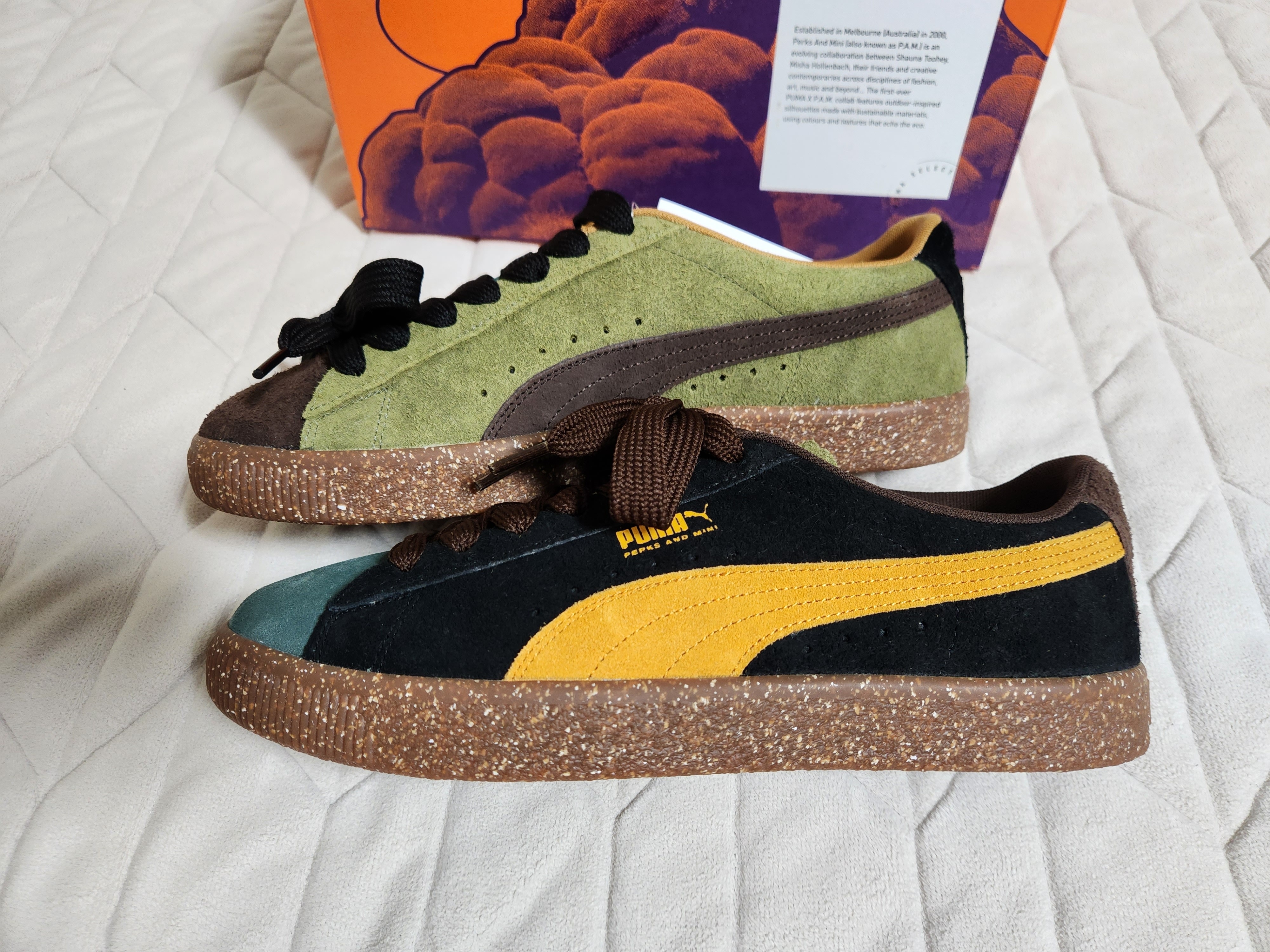 Puma x P.A.M Suede VTG Dark Chocolate 착용 스타일 - 2