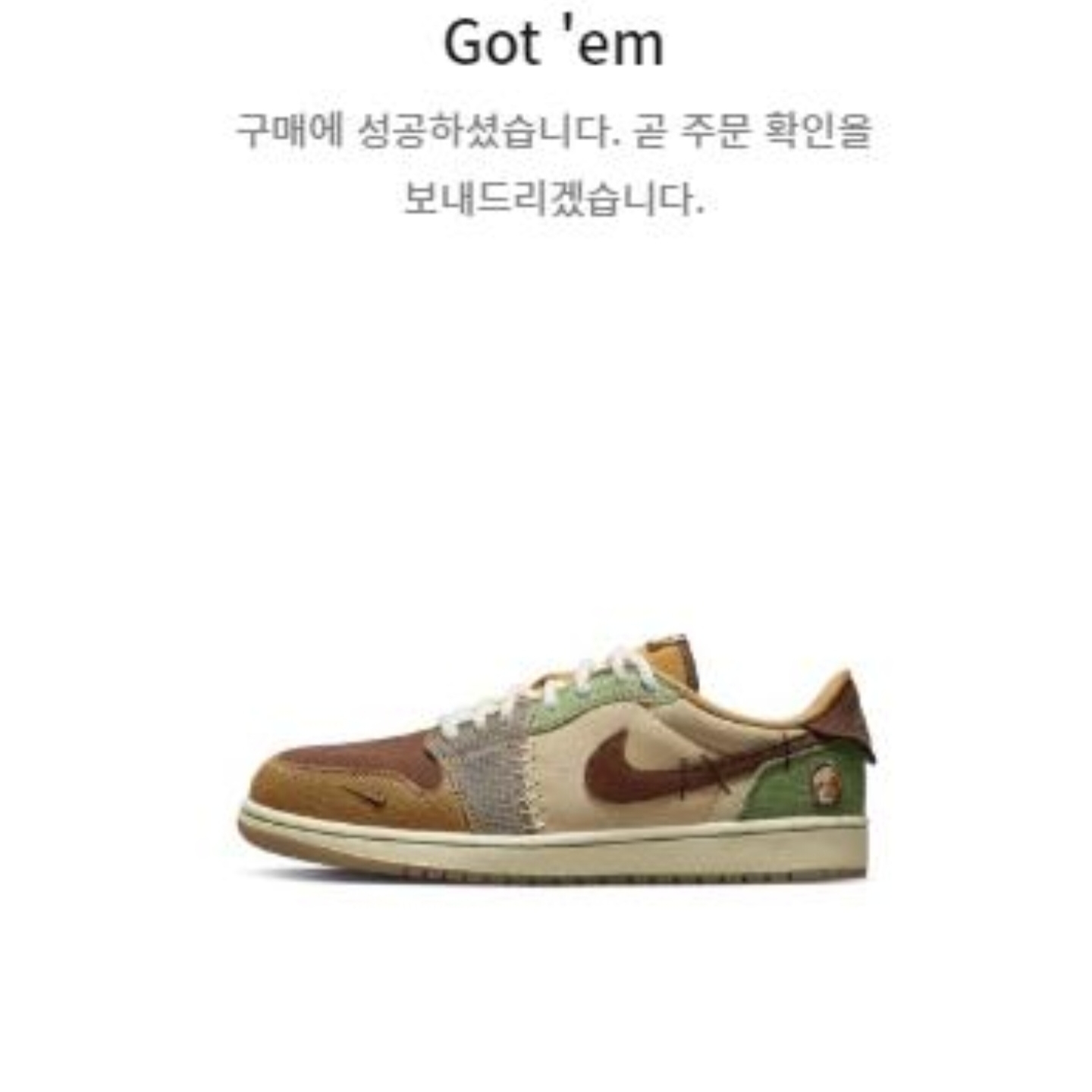 Jordan 1 x Zion Williamson Retro Low OG Flax and Oil Green 착용 스타일