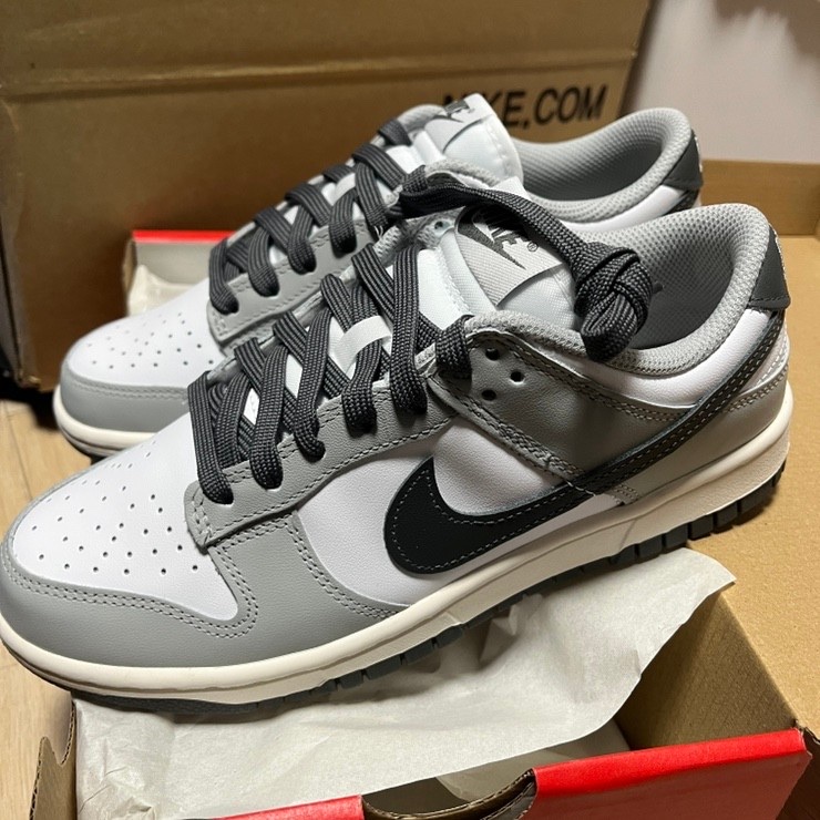(W) Nike Dunk Low Light Smoke Grey 착용 스타일