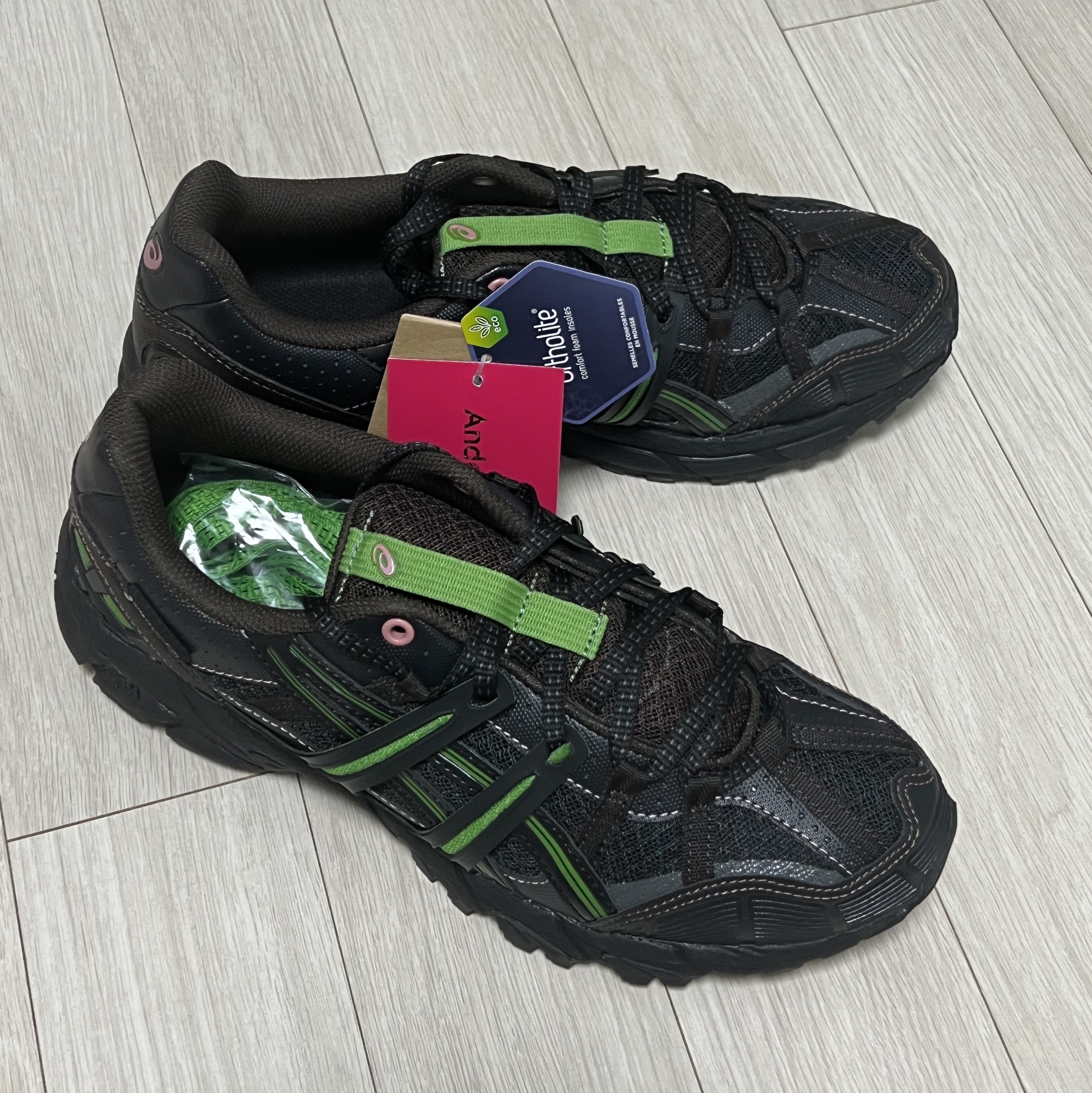 Asics x Andersson Bell Gel-Sonoma 15-50 Black Green 착용 스타일 - 3