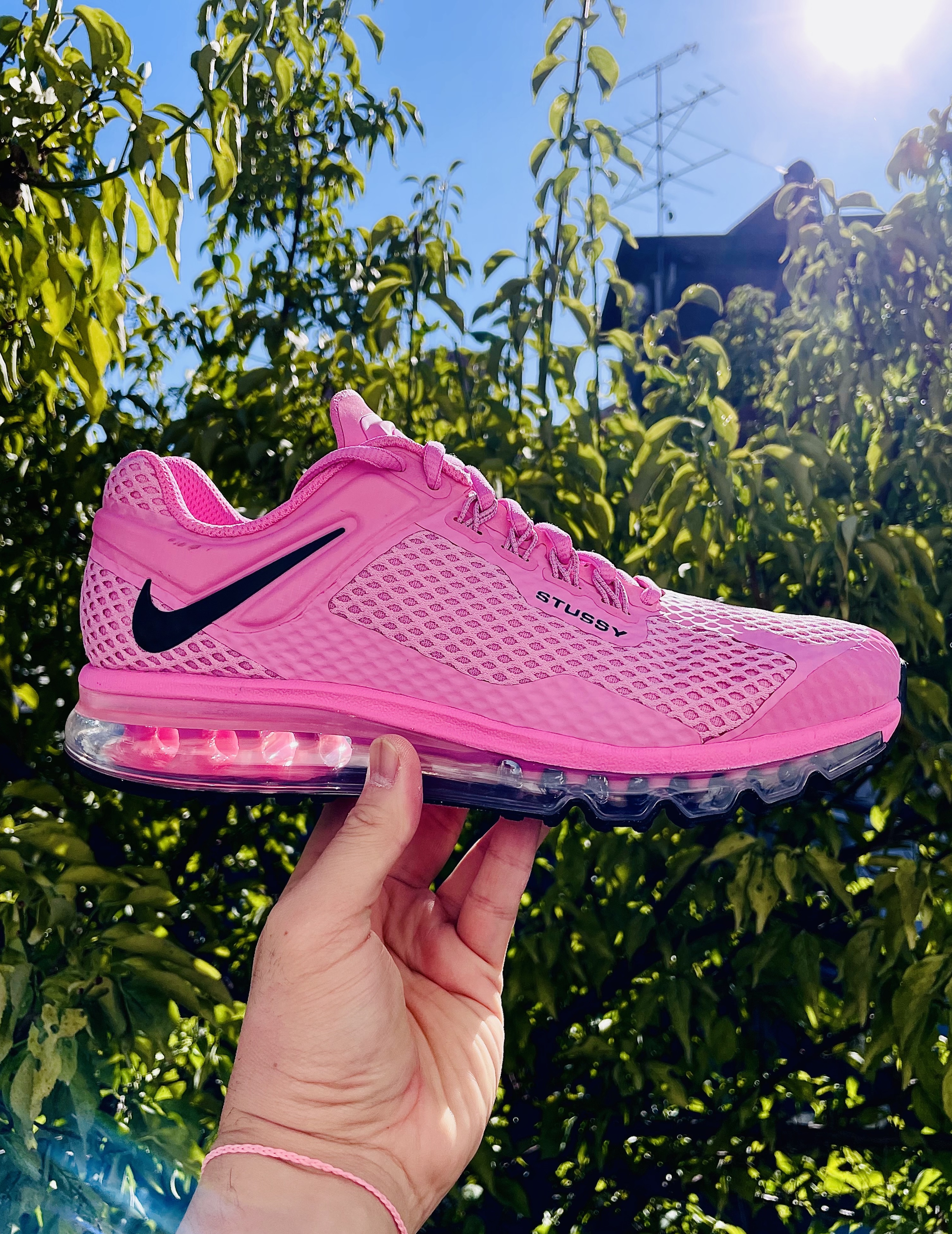 Nike x Stussy Air Max 2013 Psychic Pink 착용 스타일