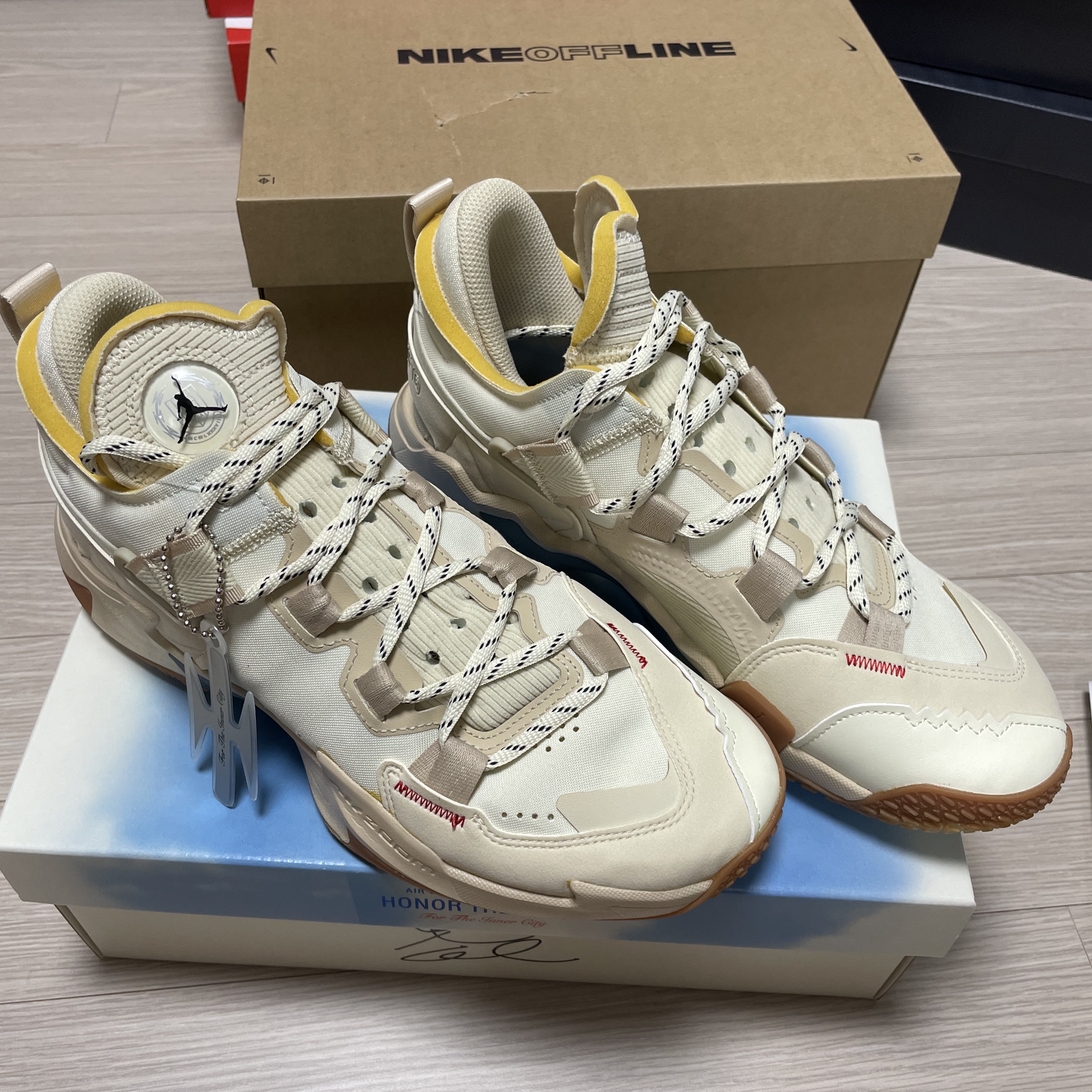 Jordan x Russell Westbrook Honor the Gift Why Not ZER0.5 PF Sail 착용 스타일 - 1