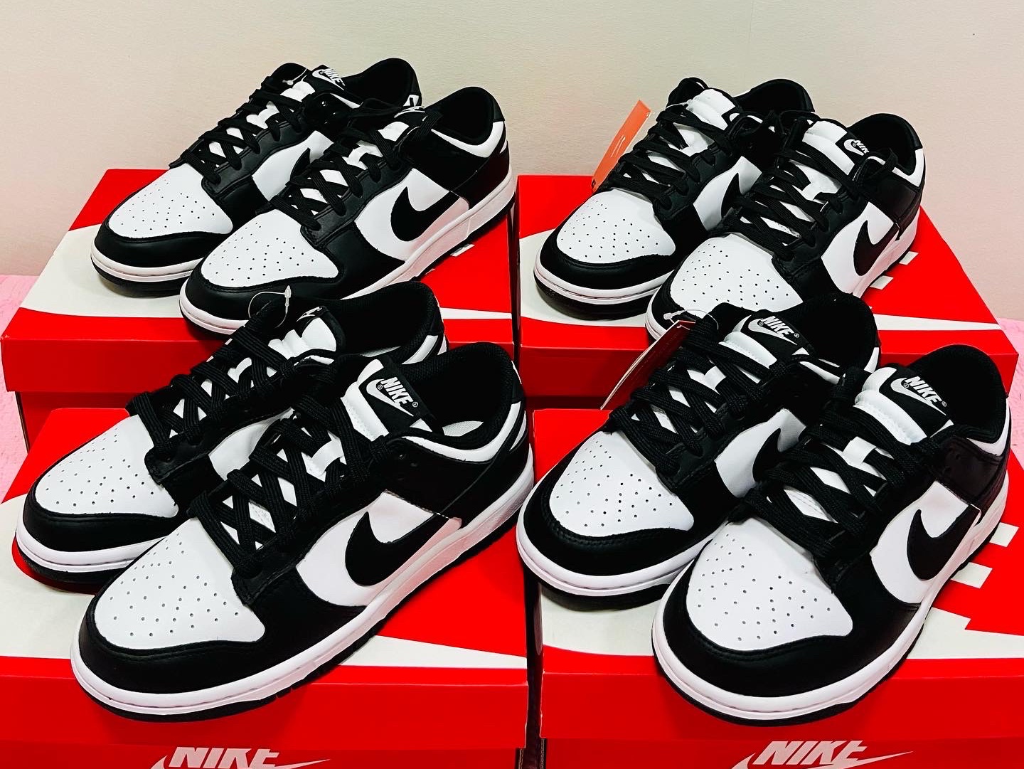 Nike Dunk Low Retro Black, (W) Nike Dunk Low Black 착용 스타일 - 1
