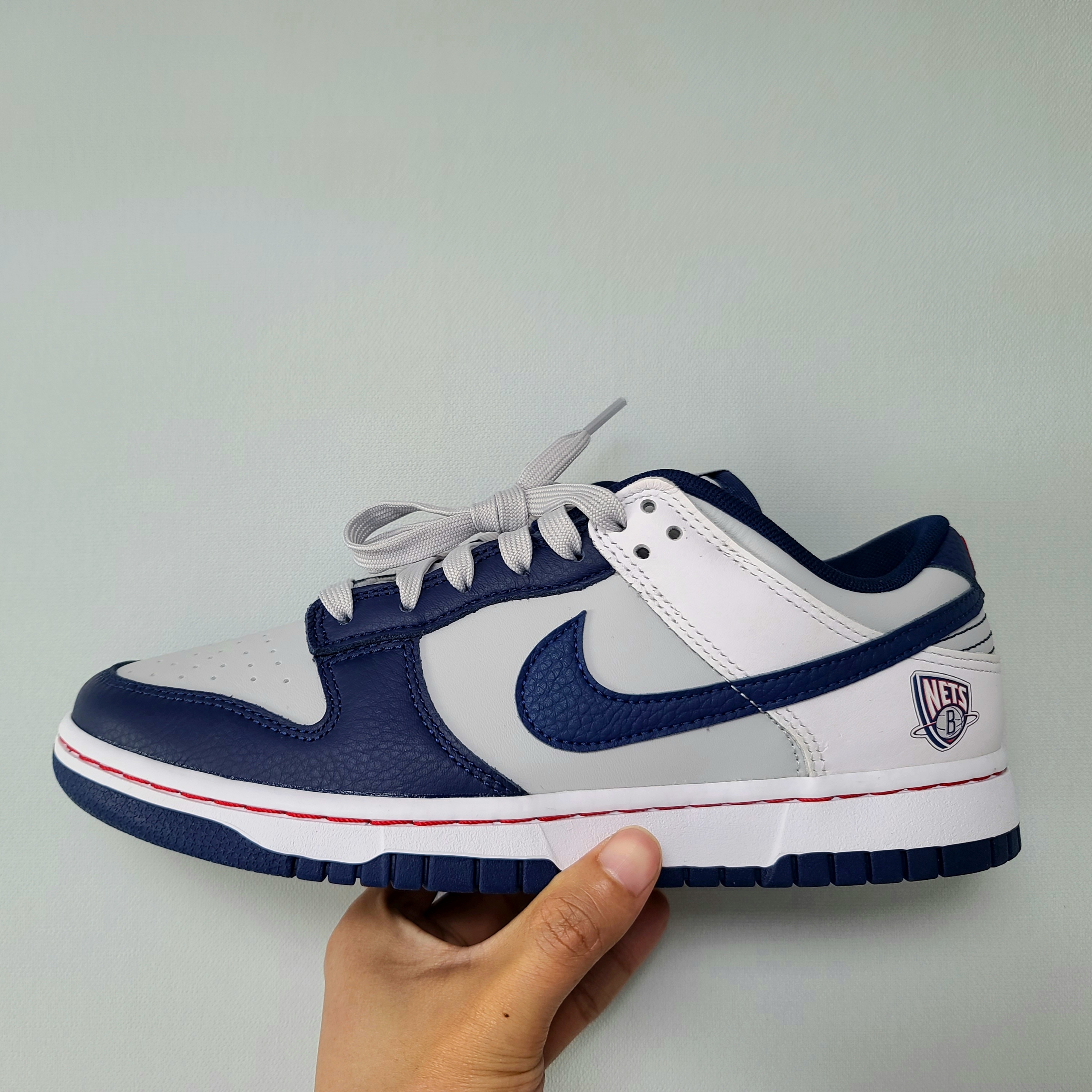 Nike x NBA Dunk Low Retro EMB Nets 착용 스타일