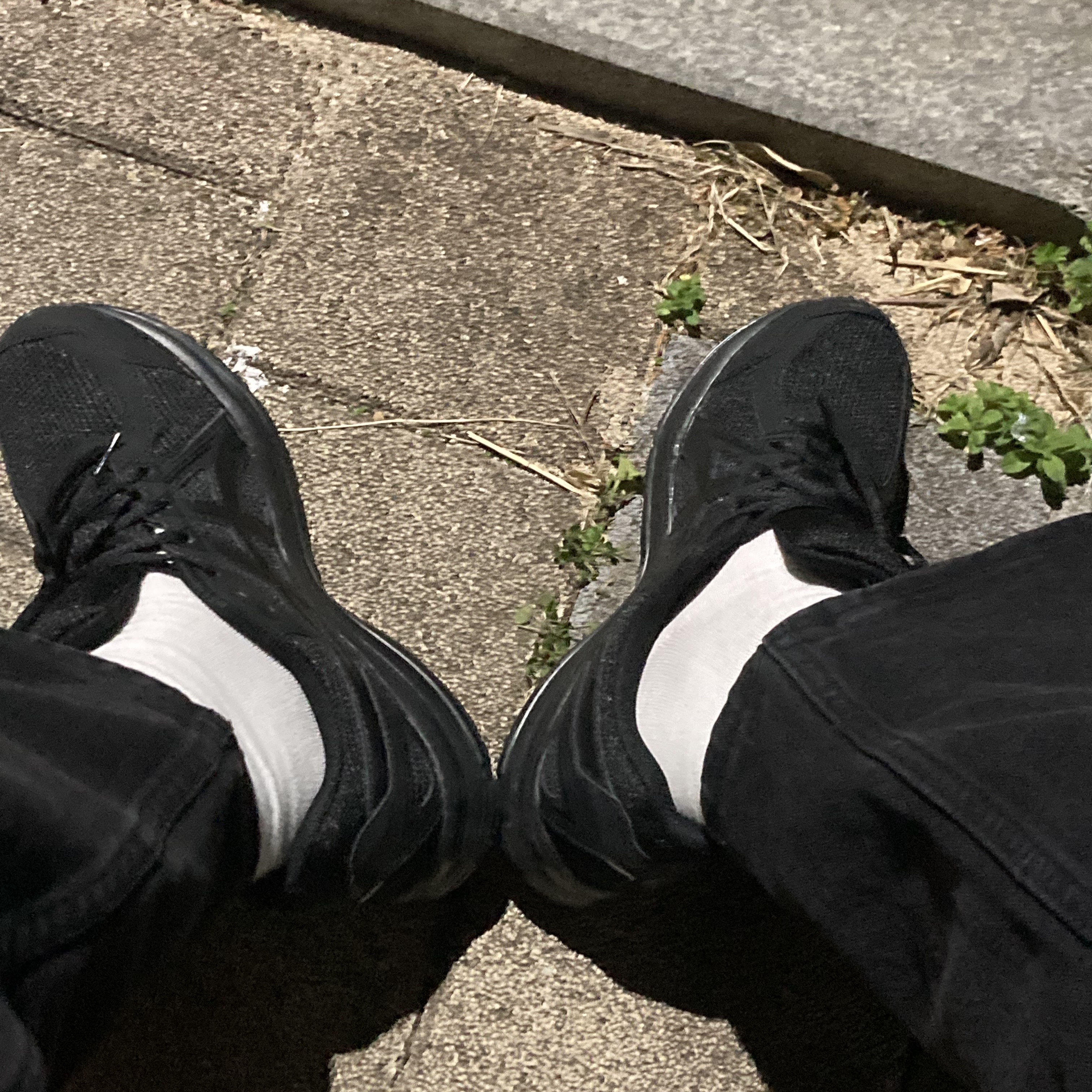 Asics Jog 100 2 Black 착용 스타일