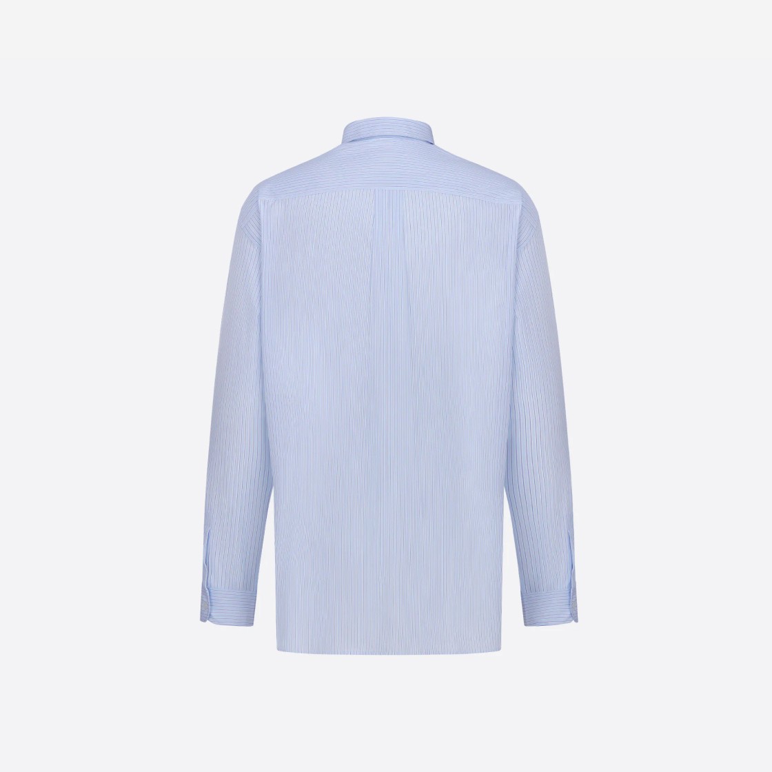 Dior Christian Dior Couture Oversized Striped Cotton Poplin Shirt White 상세 이미지 2